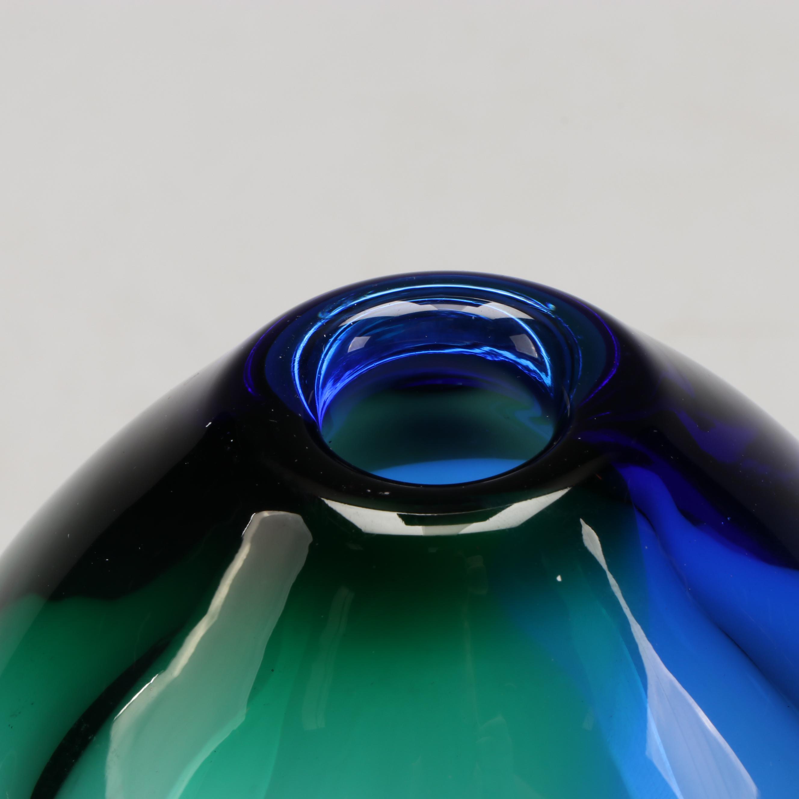 Art Glass Sommerso Vase and Figurines