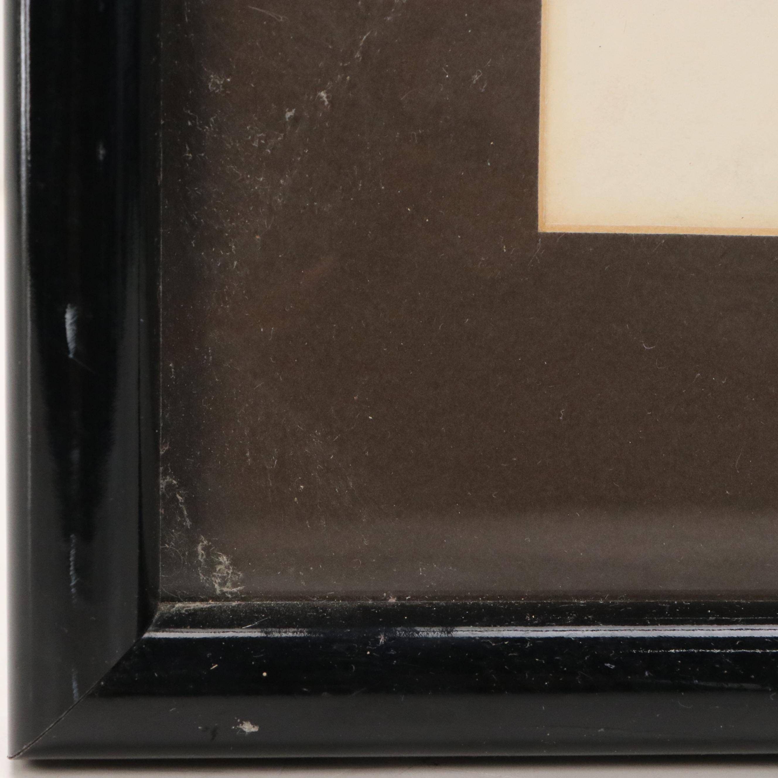 Paul Chidlaw Gestural Graphite Drawing "The search for form"