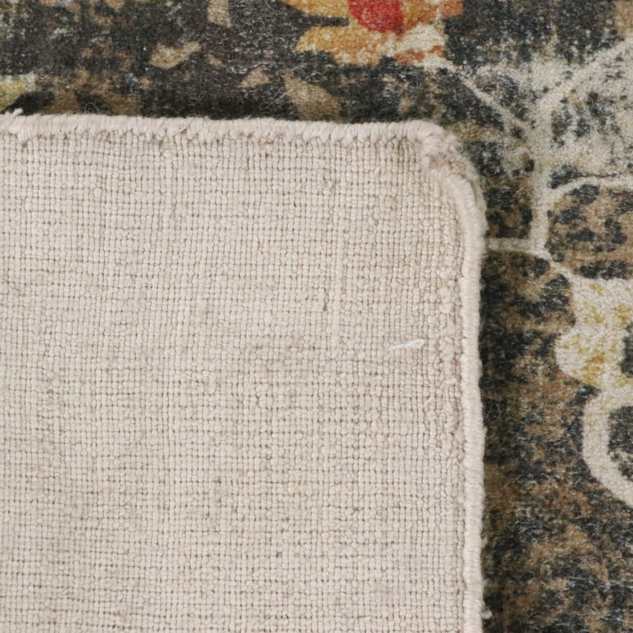 5'1 x 6' Hand-Knotted Indian Contemporary Area Rug