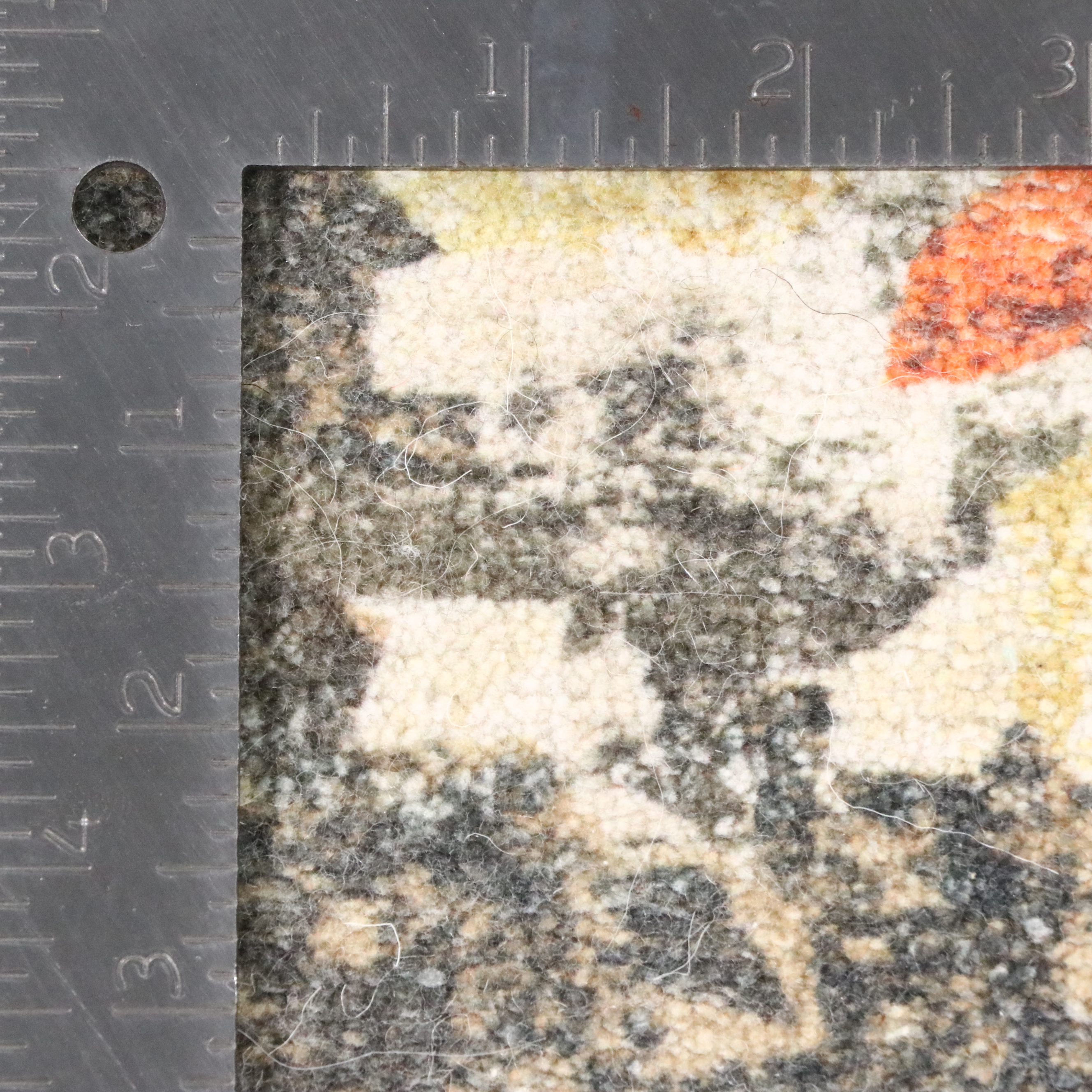 5'1 x 6' Hand-Knotted Indian Contemporary Area Rug