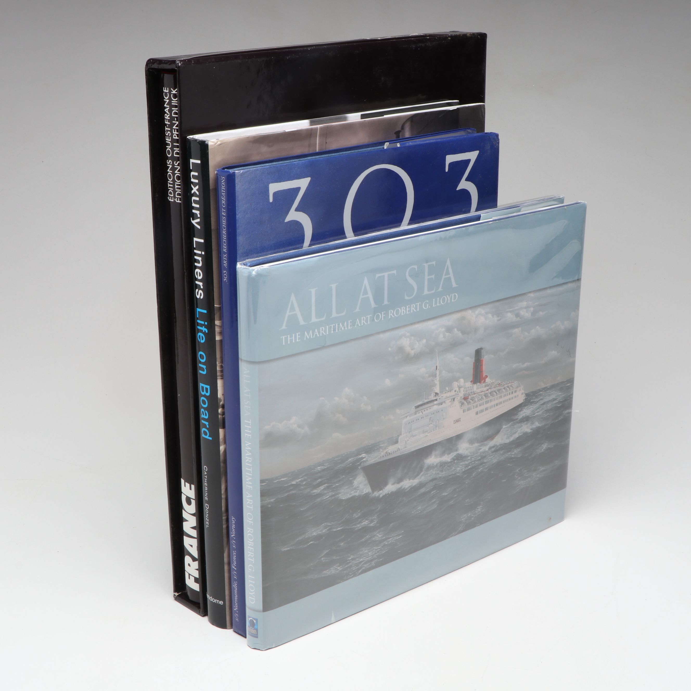 First Edition "Luxury Liners: Life on Board" by Catherine Donzel and More Books