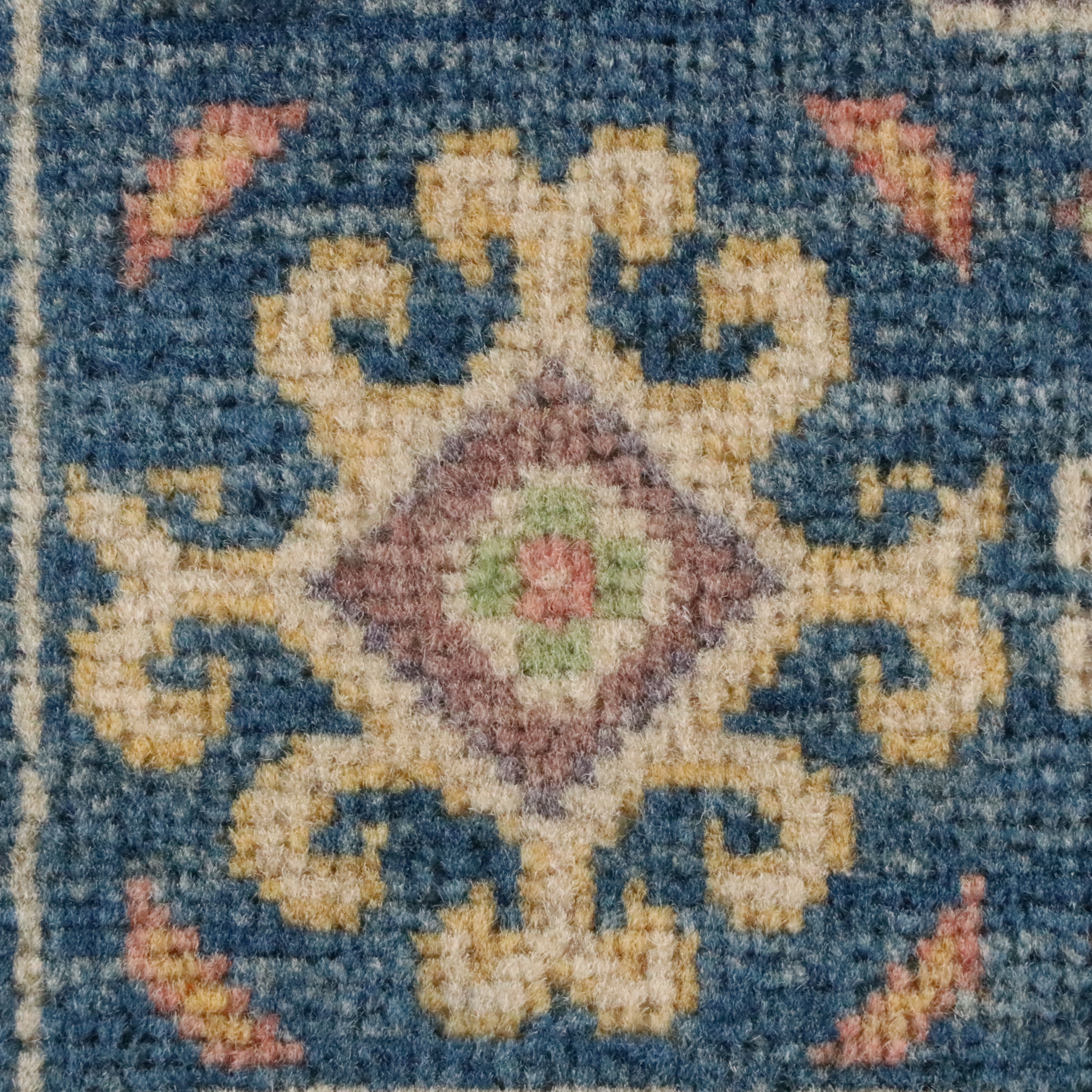 4' x 5'8 Hand-Knotted Afghan Kazak Area Rug