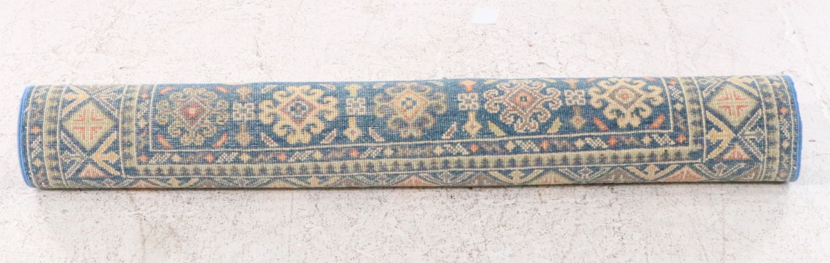 4' x 5'8 Hand-Knotted Afghan Kazak Area Rug