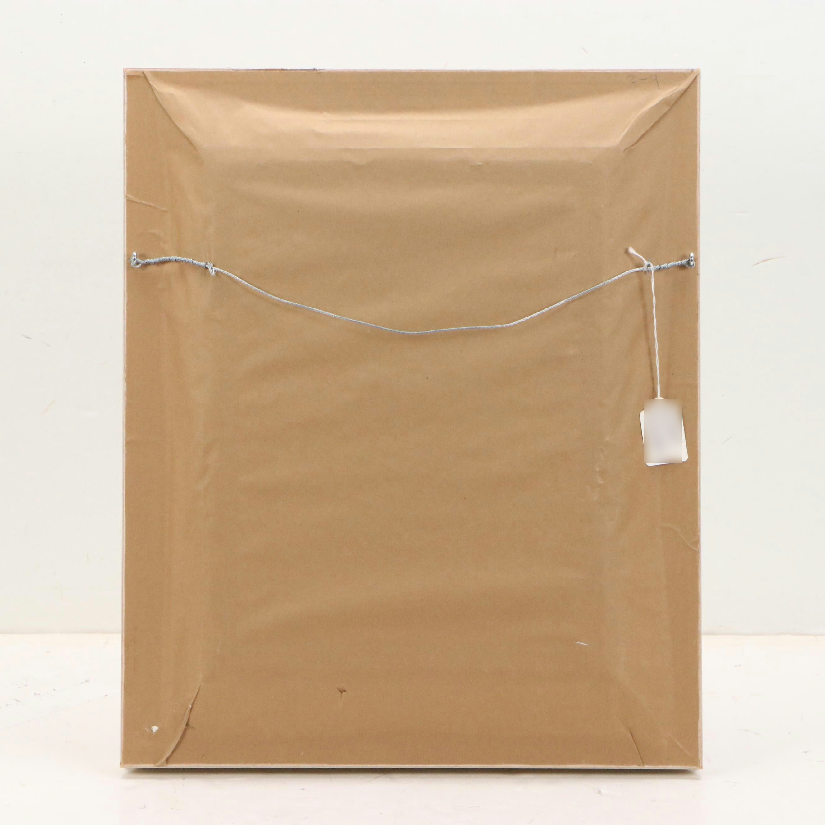 Judson Wilson Modern Abstract Oil Painting, Late 20th Century