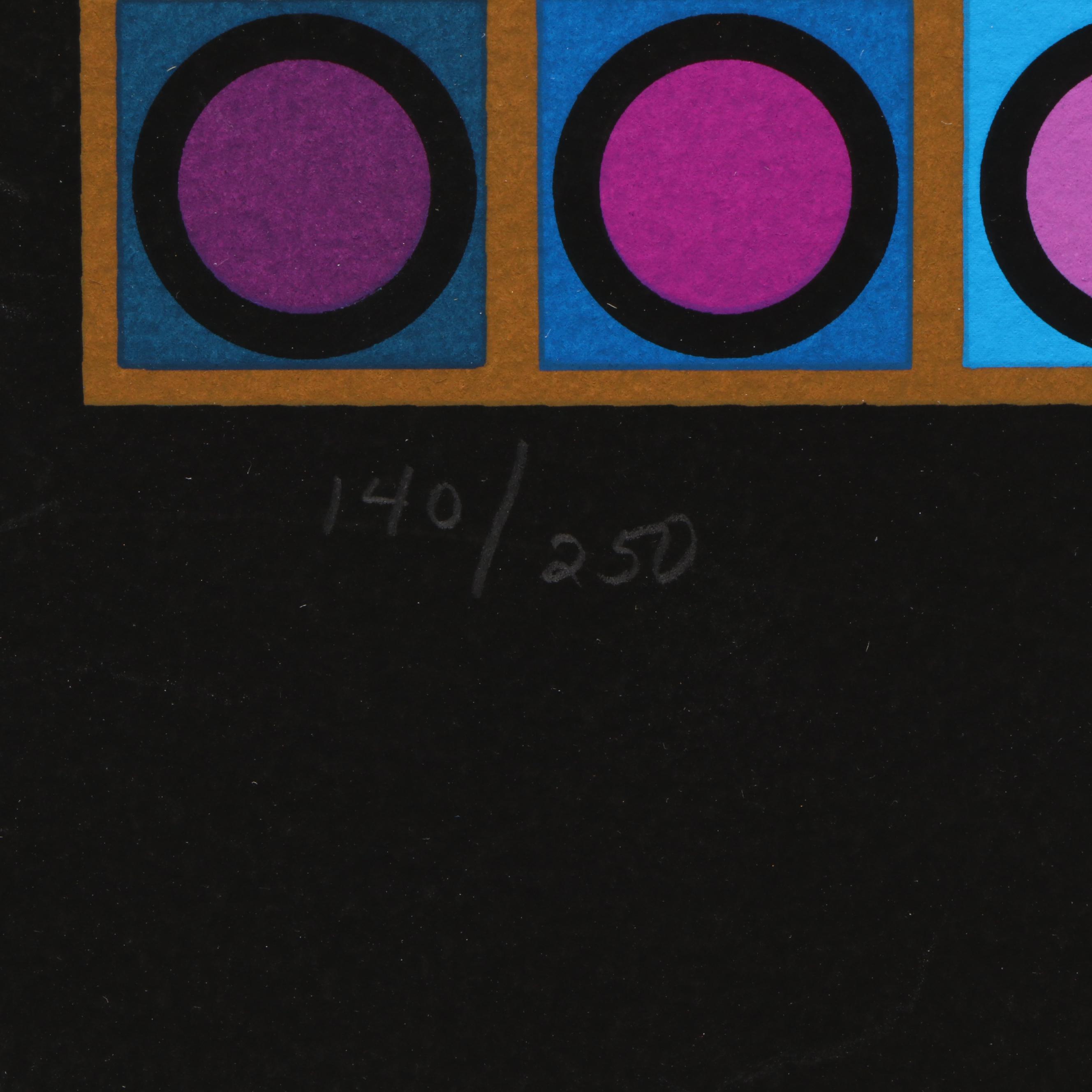 Victor Vasarely Op Art Serigraphs from Portfolio "Microcosmos," 1979