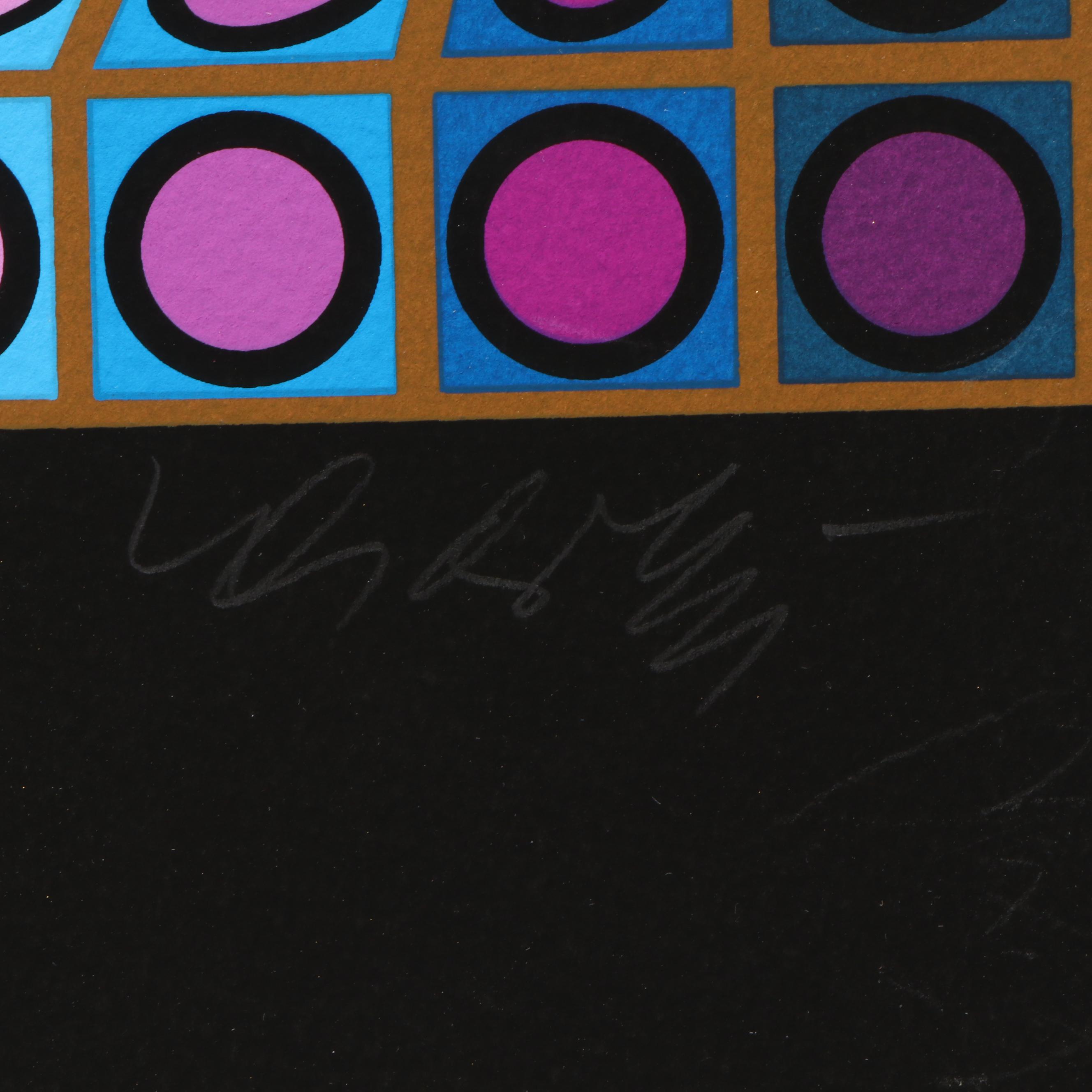 Victor Vasarely Op Art Serigraphs from Portfolio "Microcosmos," 1979