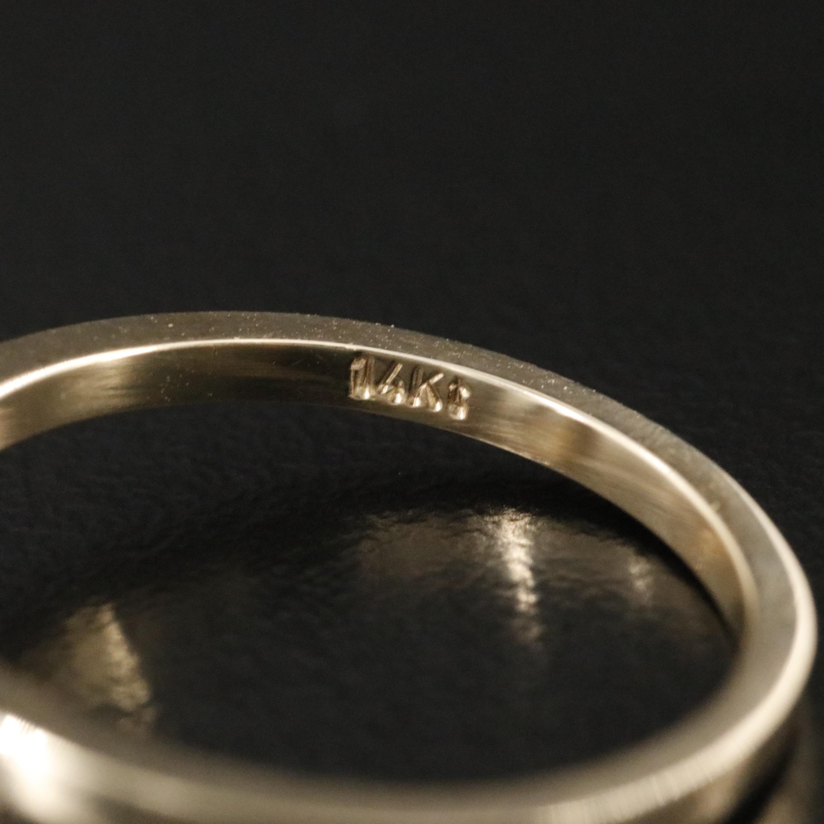 14K 3.04 CT Lab Grown Diamond Solitaire Ring with IGI Report