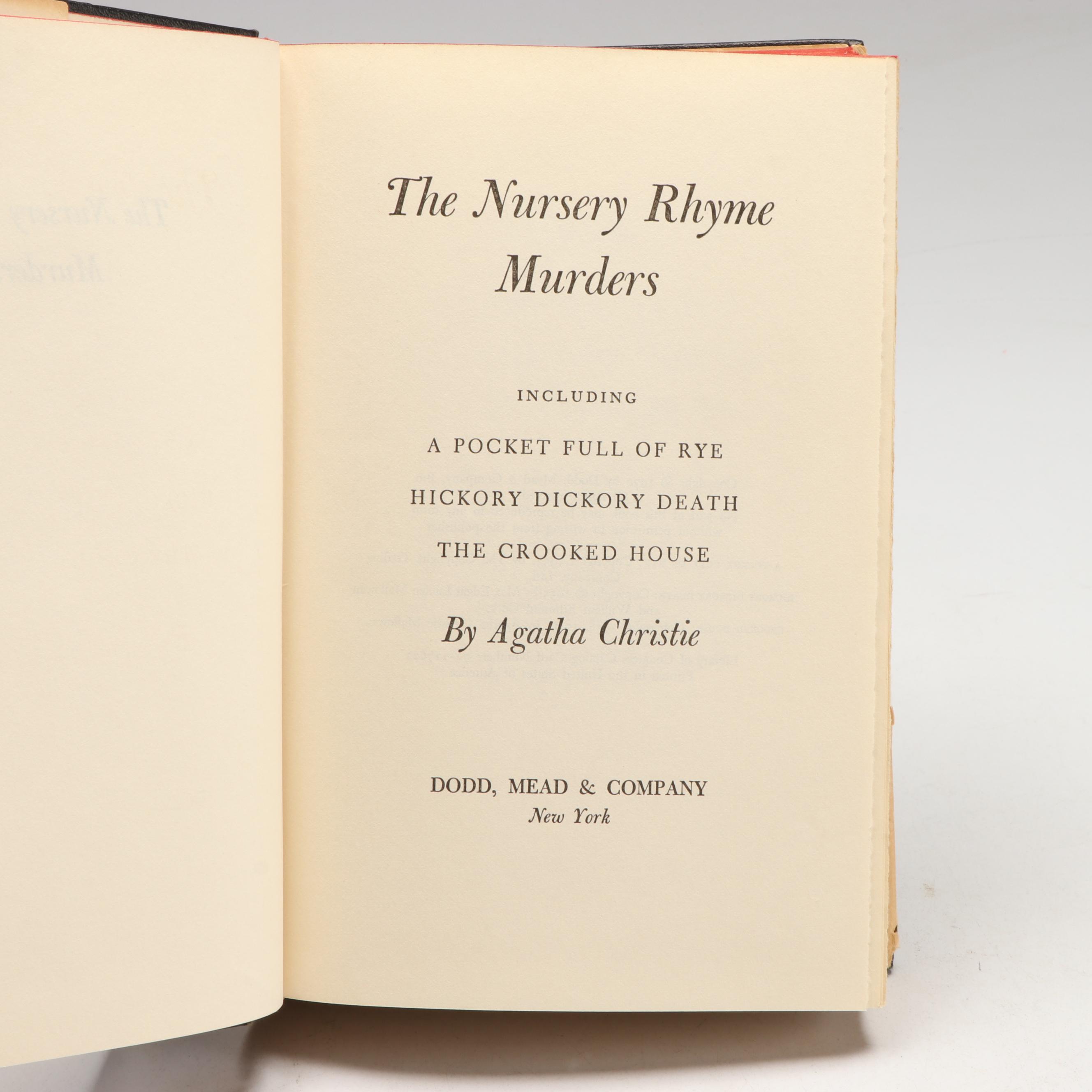 "The Nursery Rhyme Murders," "Nemesis," and More Agatha Christie Novels