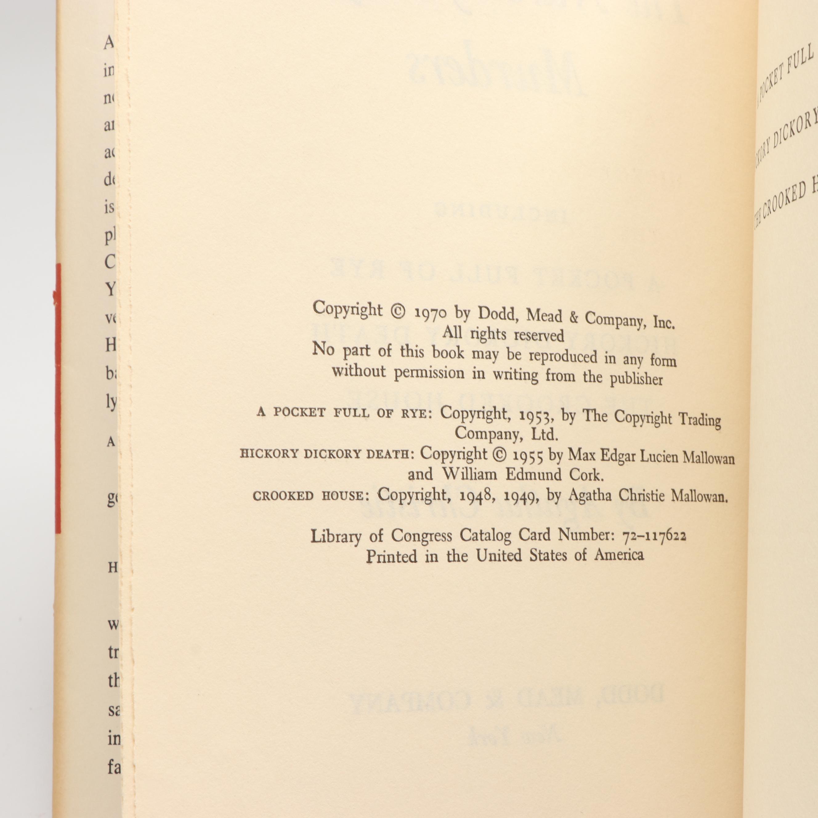 "The Nursery Rhyme Murders," "Nemesis," and More Agatha Christie Novels