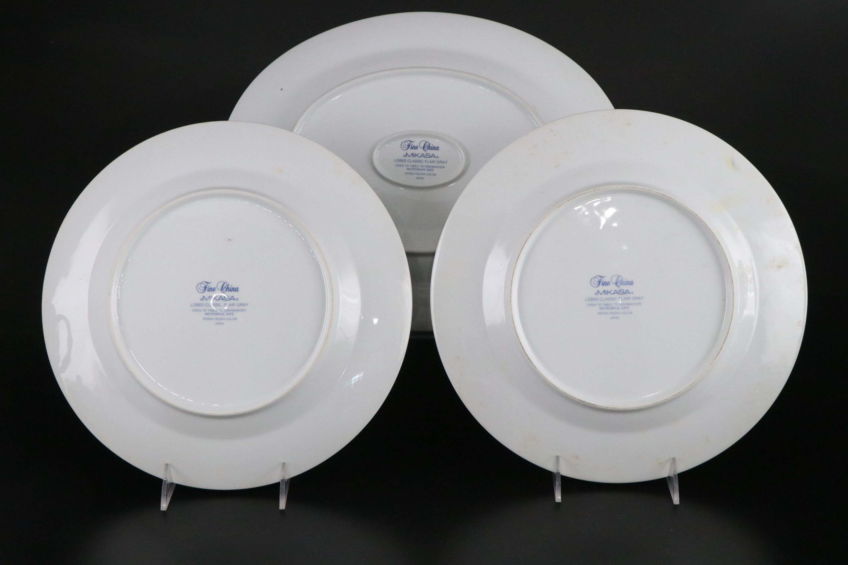 Mikasa "Classic Flair Gray" Dinnerware Set for 8 with Coffee Service