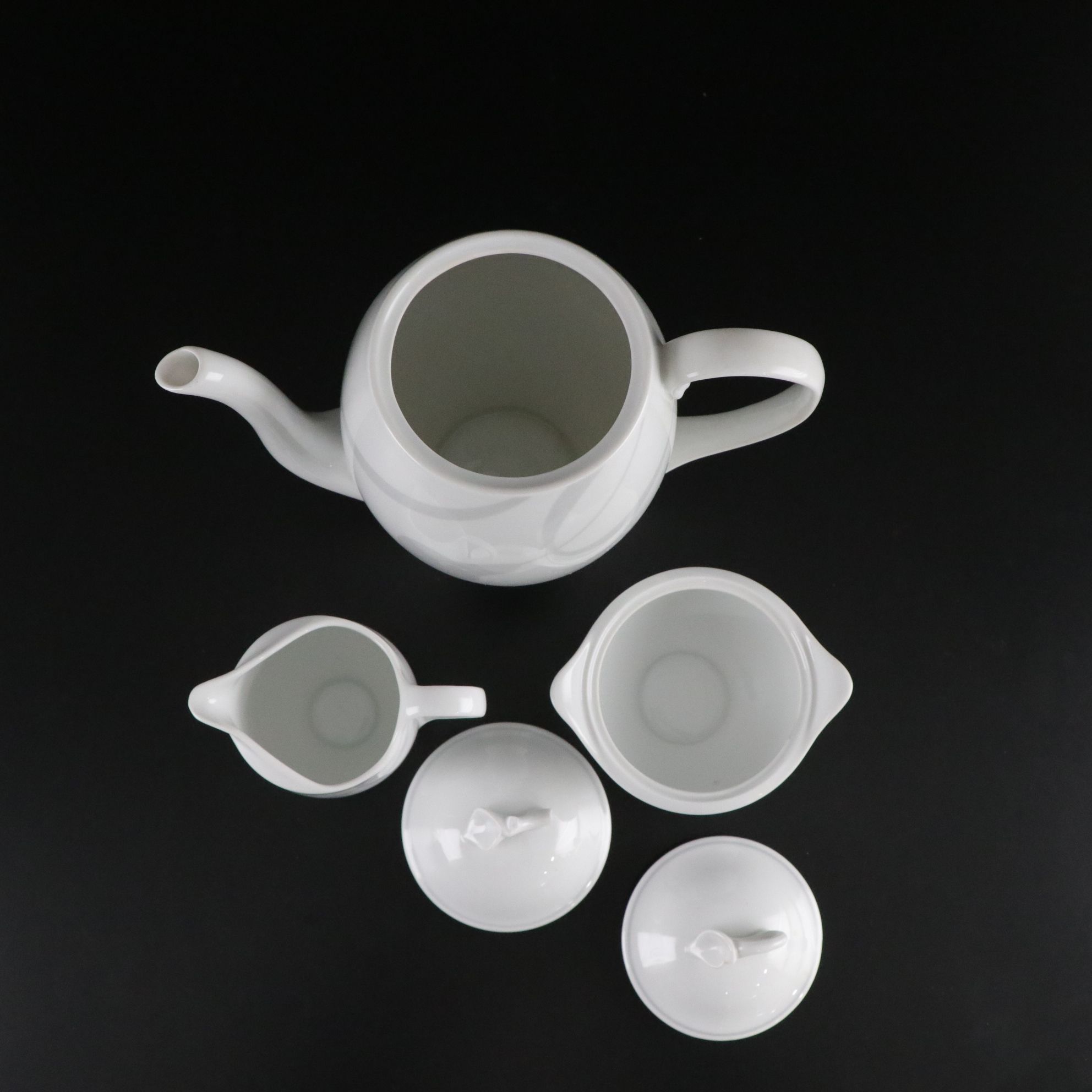Mikasa "Classic Flair Gray" Dinnerware Set for 8 with Coffee Service