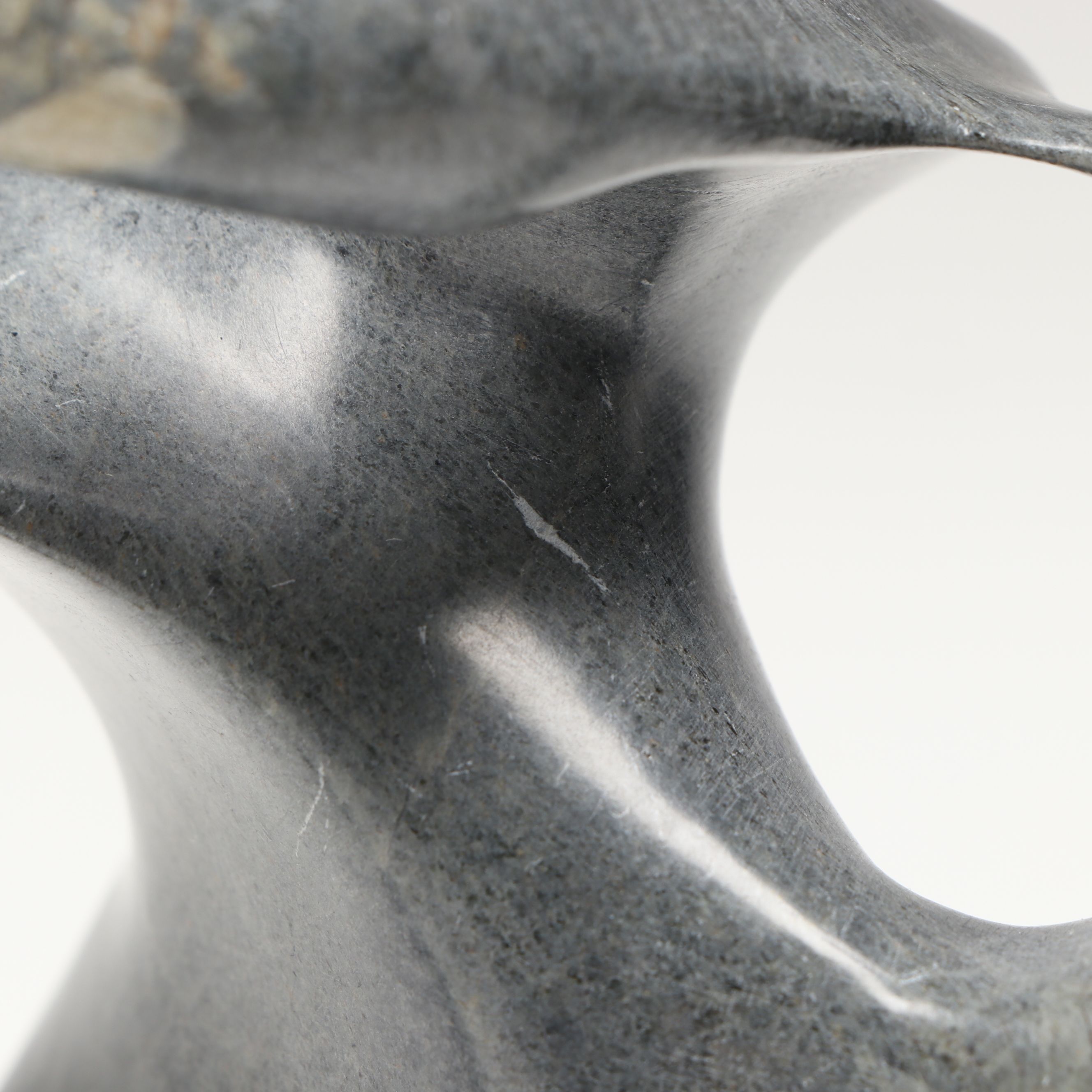 Alex Alikashuak Inuit Carved Soapstone Sculpture