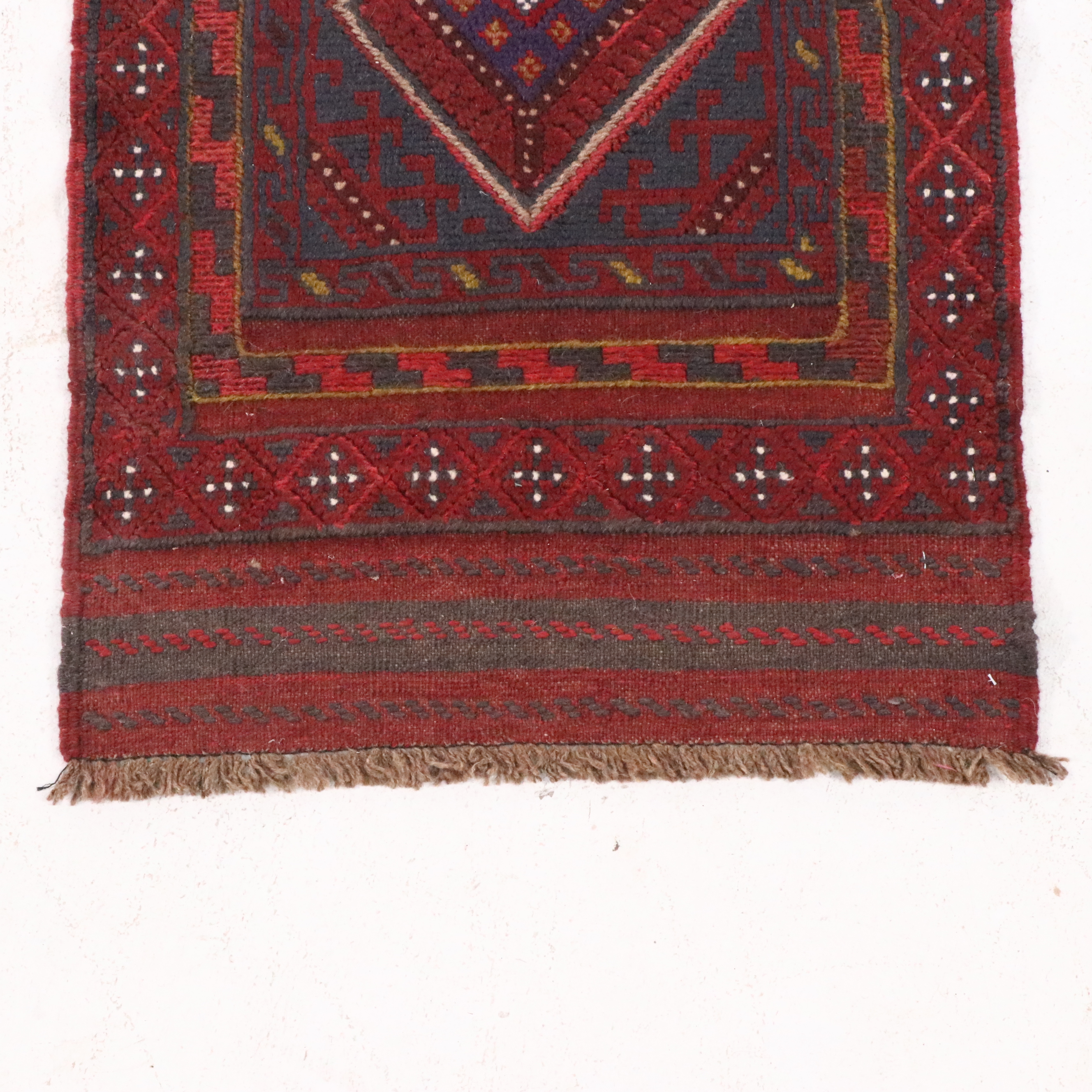 2'1 x 8'1 Handwoven Afghan Mashwani Carpet Runner
