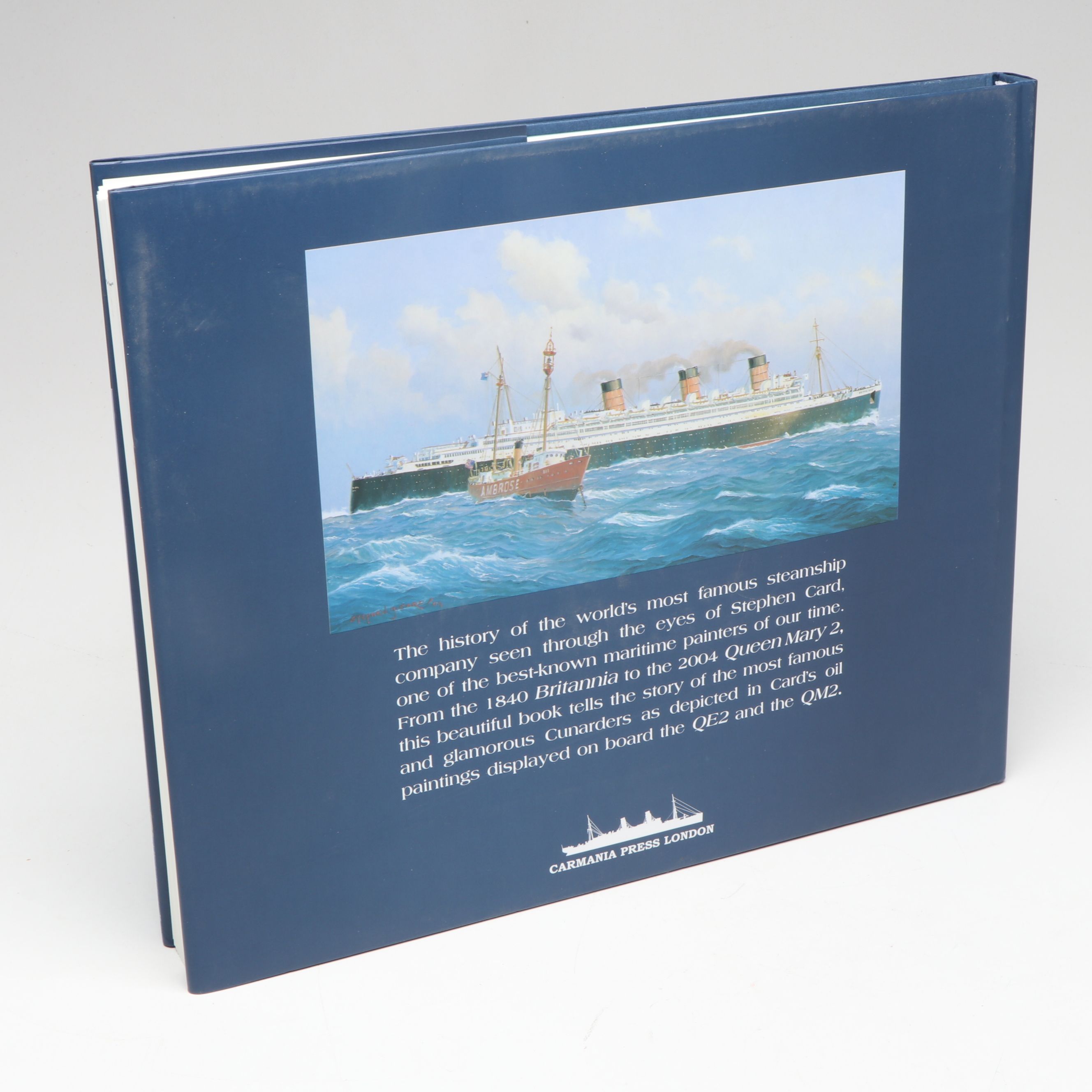 Signed "Cunarder: Maritime Paintings" by Stephen J. Card and More Books