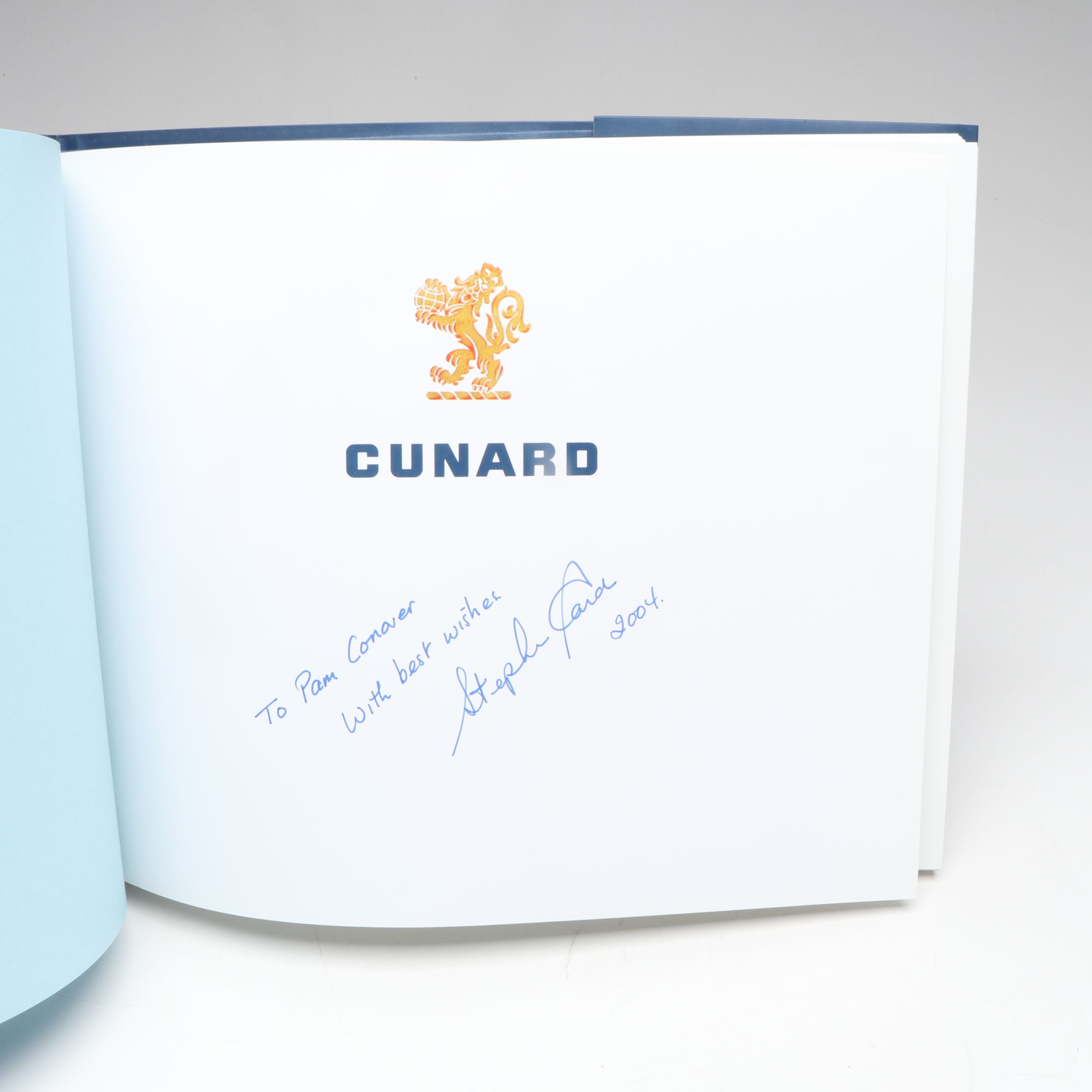 Signed "Cunarder: Maritime Paintings" by Stephen J. Card and More Books