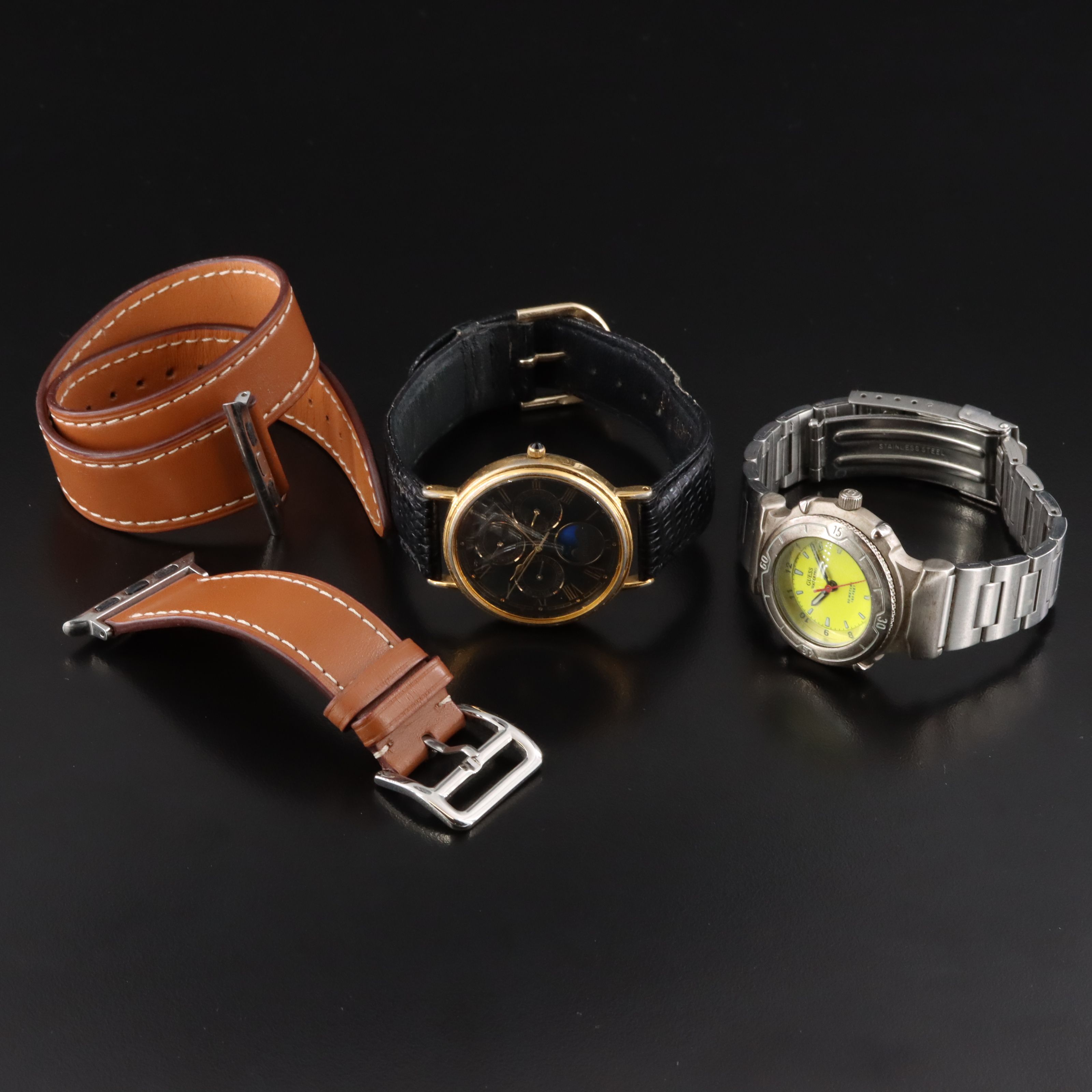 Pulsar Day-Date and Guess Waterpro Quartz Watches