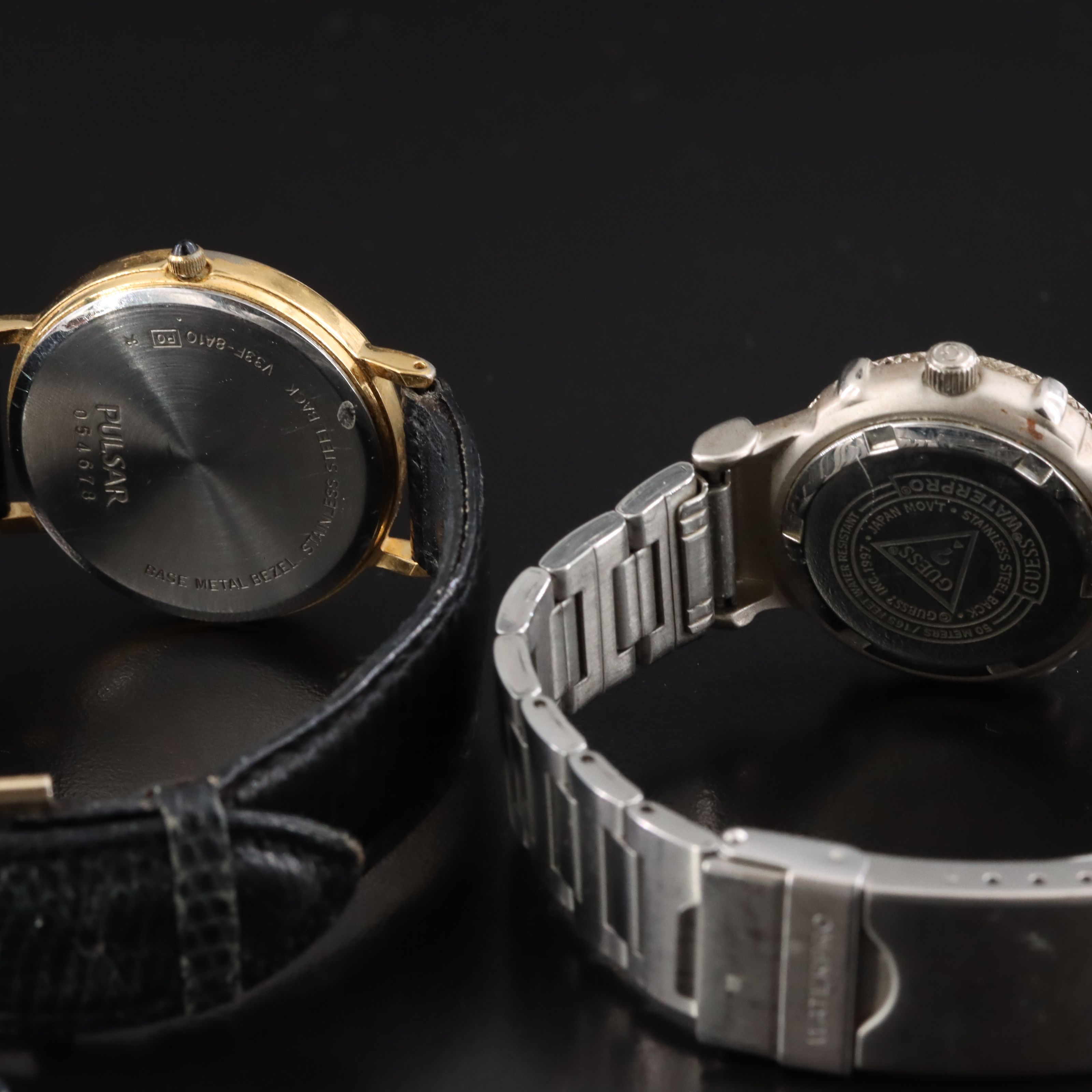 Pulsar Day-Date and Guess Waterpro Quartz Watches