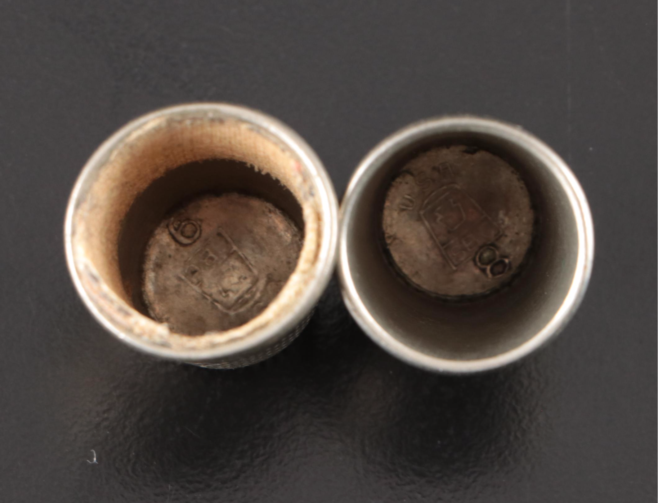 S. Kirk & Son Sterling Silver Bowls with Candle Holder and Thimbles