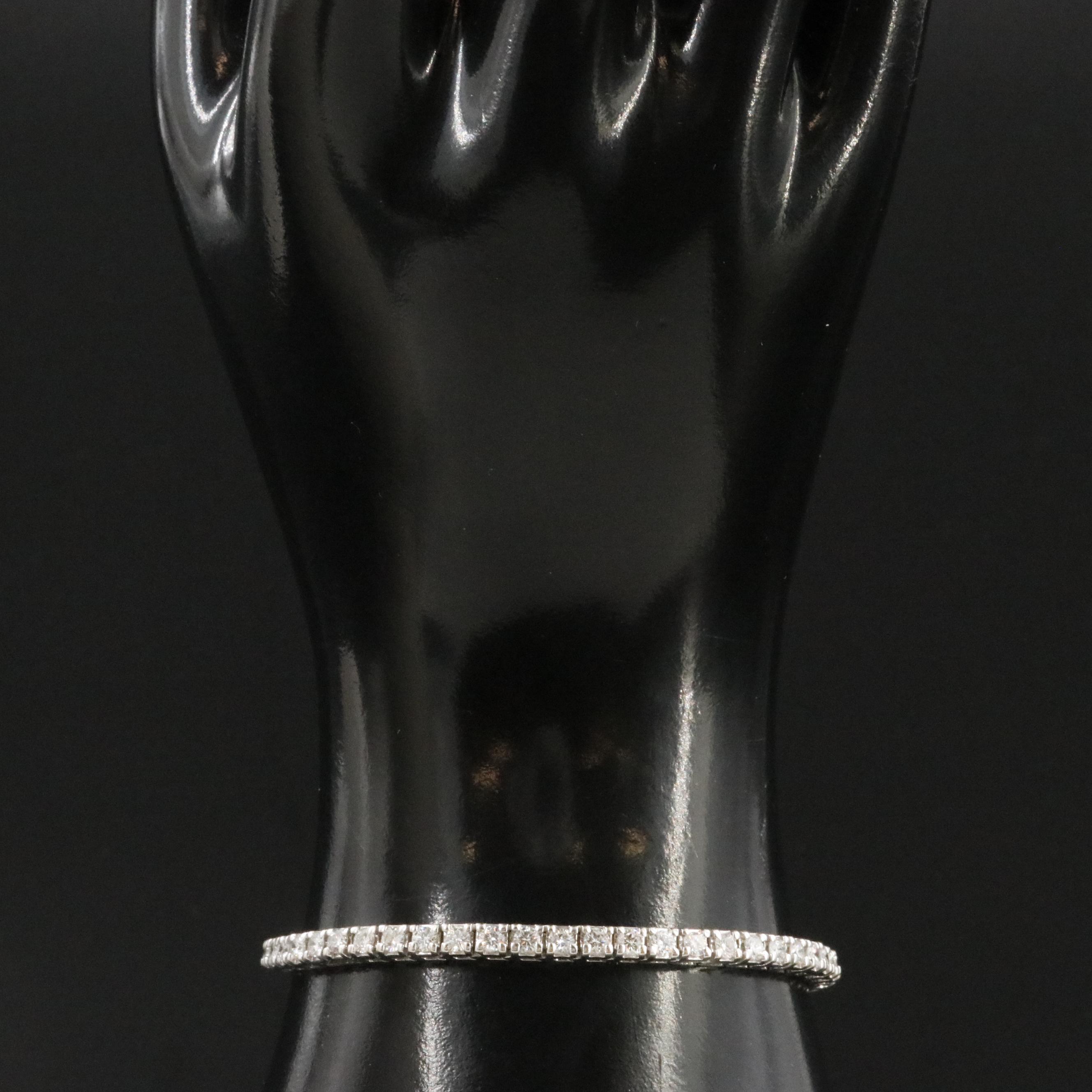 14K 3.51 CTW Diamond Tennis Bracelet