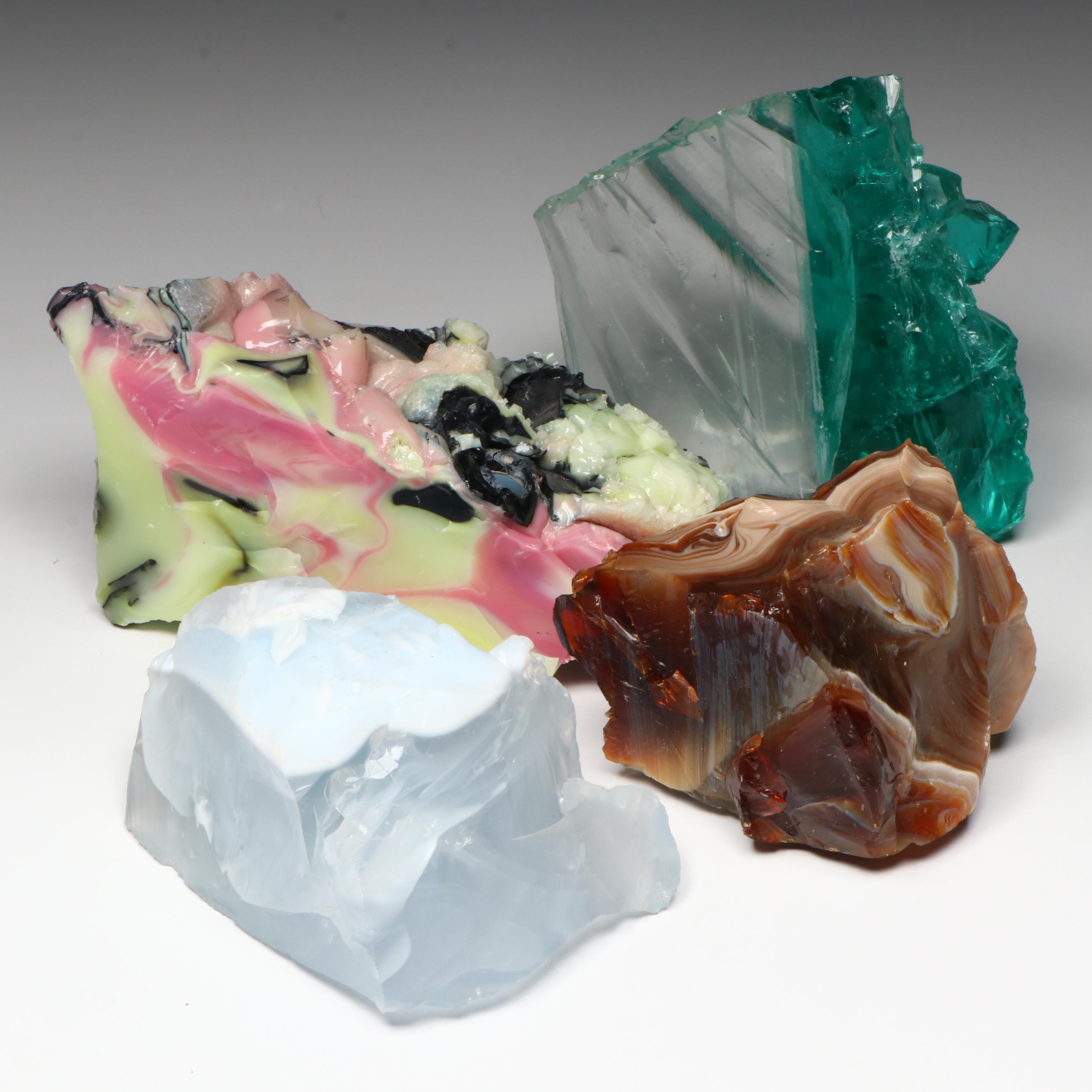 Uranium Glass, Slag and More Glass Cullets