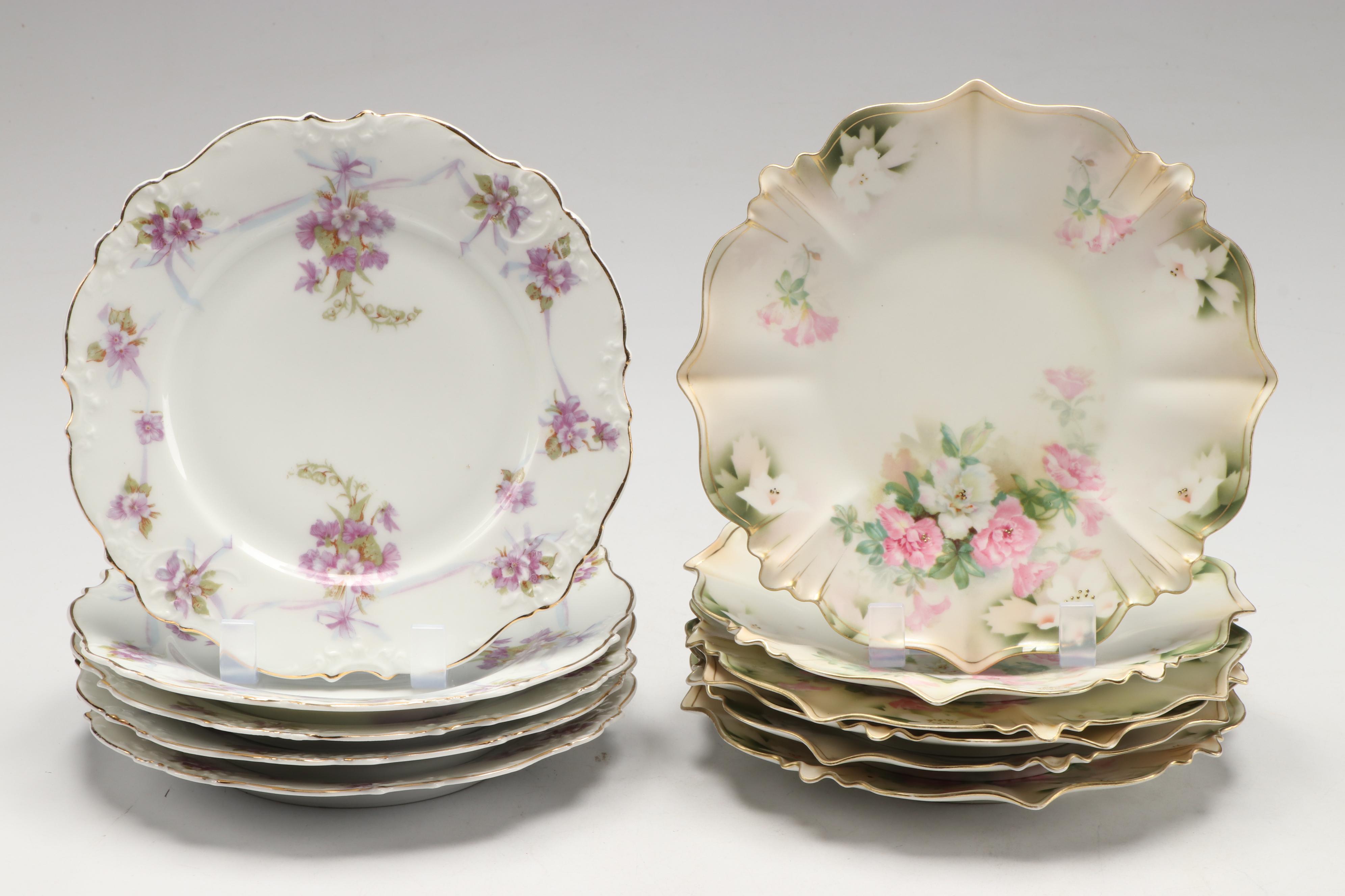 Reinhold Schlegelmilch and Silesian Porcelain Plates, Late 19th/ Early 20th C.