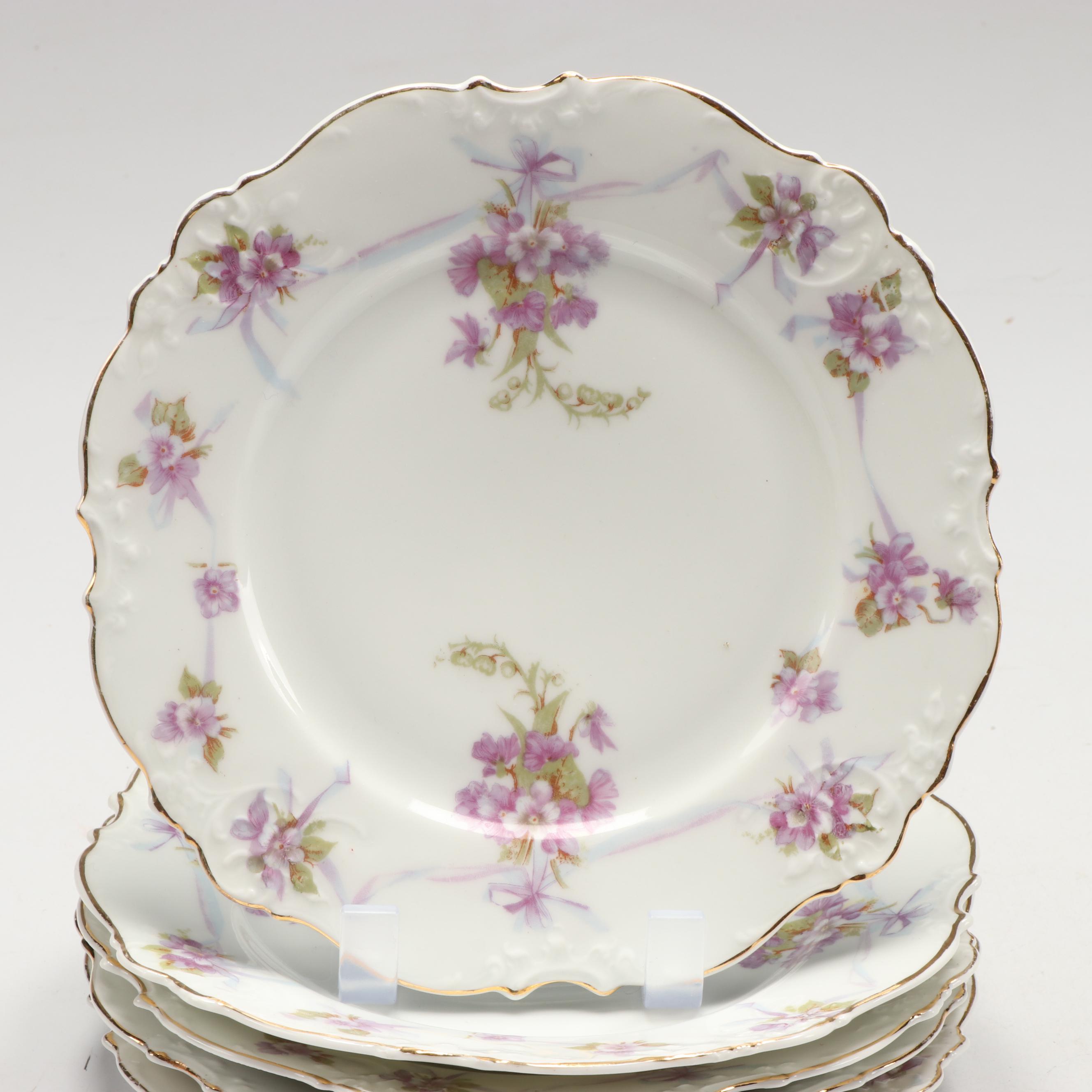 Reinhold Schlegelmilch and Silesian Porcelain Plates, Late 19th/ Early 20th C.