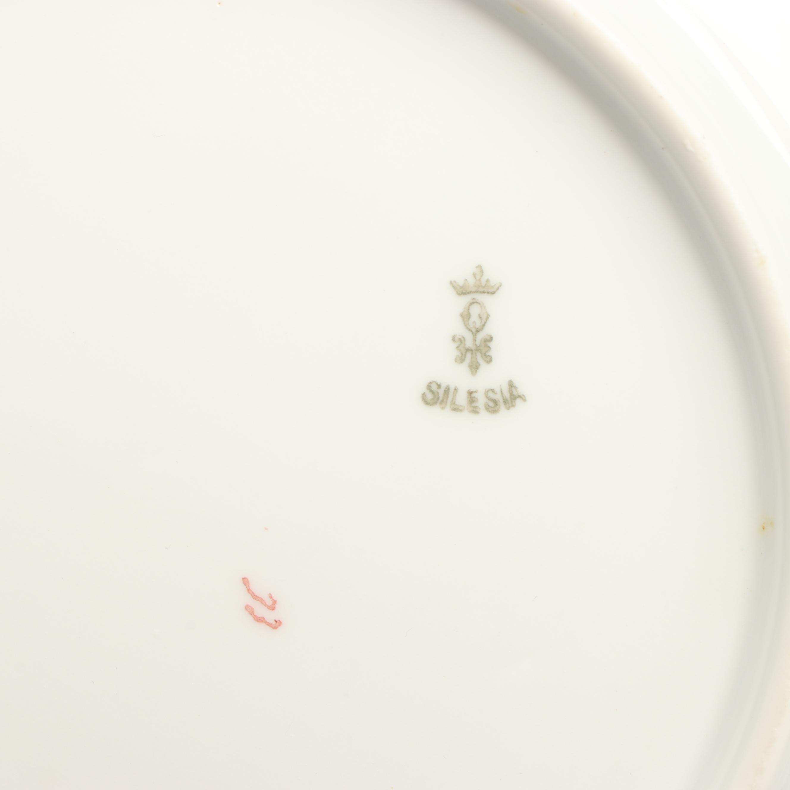 Reinhold Schlegelmilch and Silesian Porcelain Plates, Late 19th/ Early 20th C.