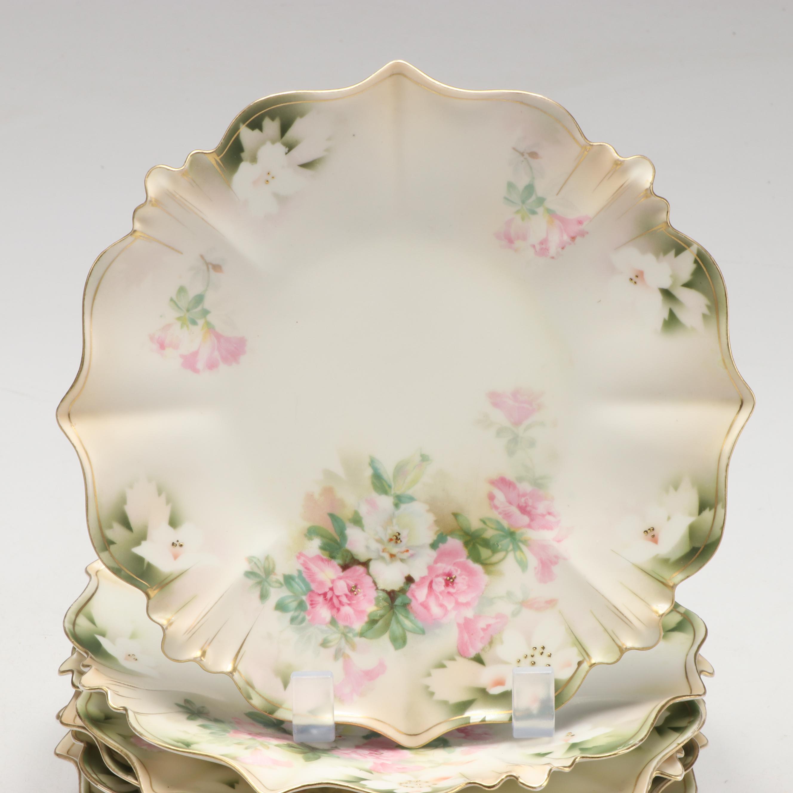 Reinhold Schlegelmilch and Silesian Porcelain Plates, Late 19th/ Early 20th C.