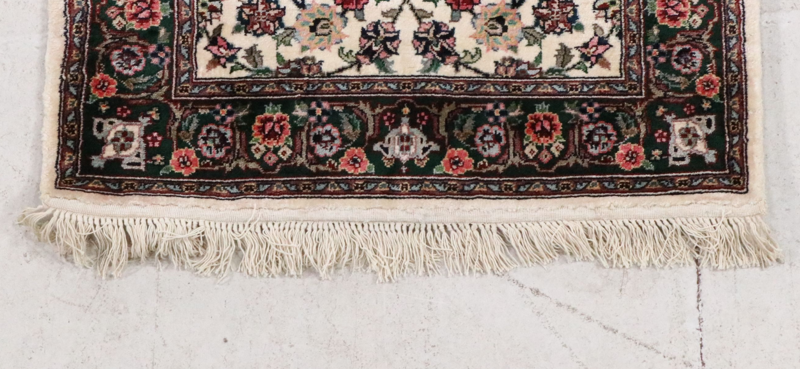 2'6 x 16'6 Hand-Knotted Persian Tabriz Silk Carpet Runner