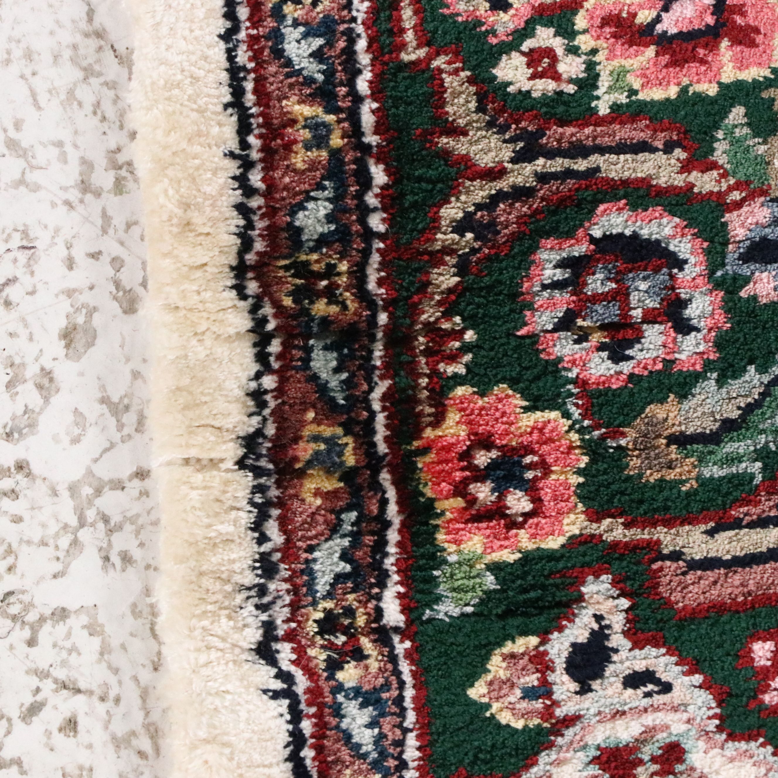 2'6 x 16'6 Hand-Knotted Persian Tabriz Silk Carpet Runner