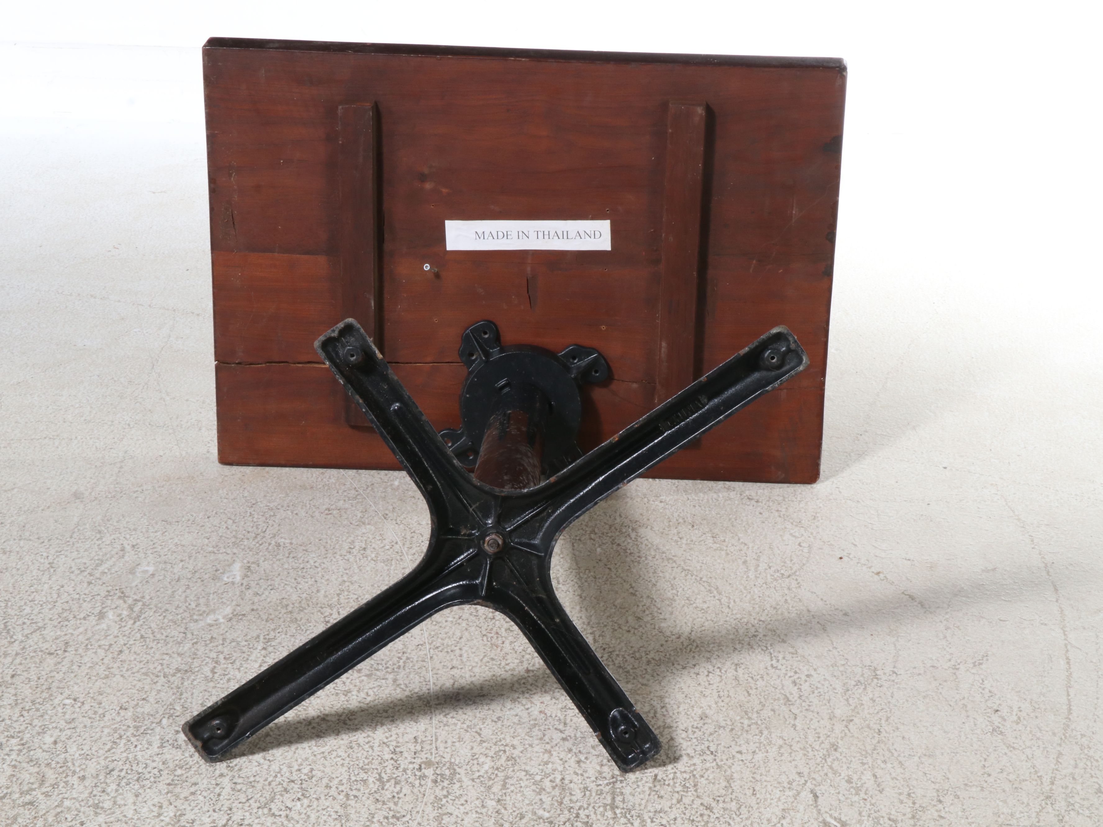 Mahogany Finish Bistro Table