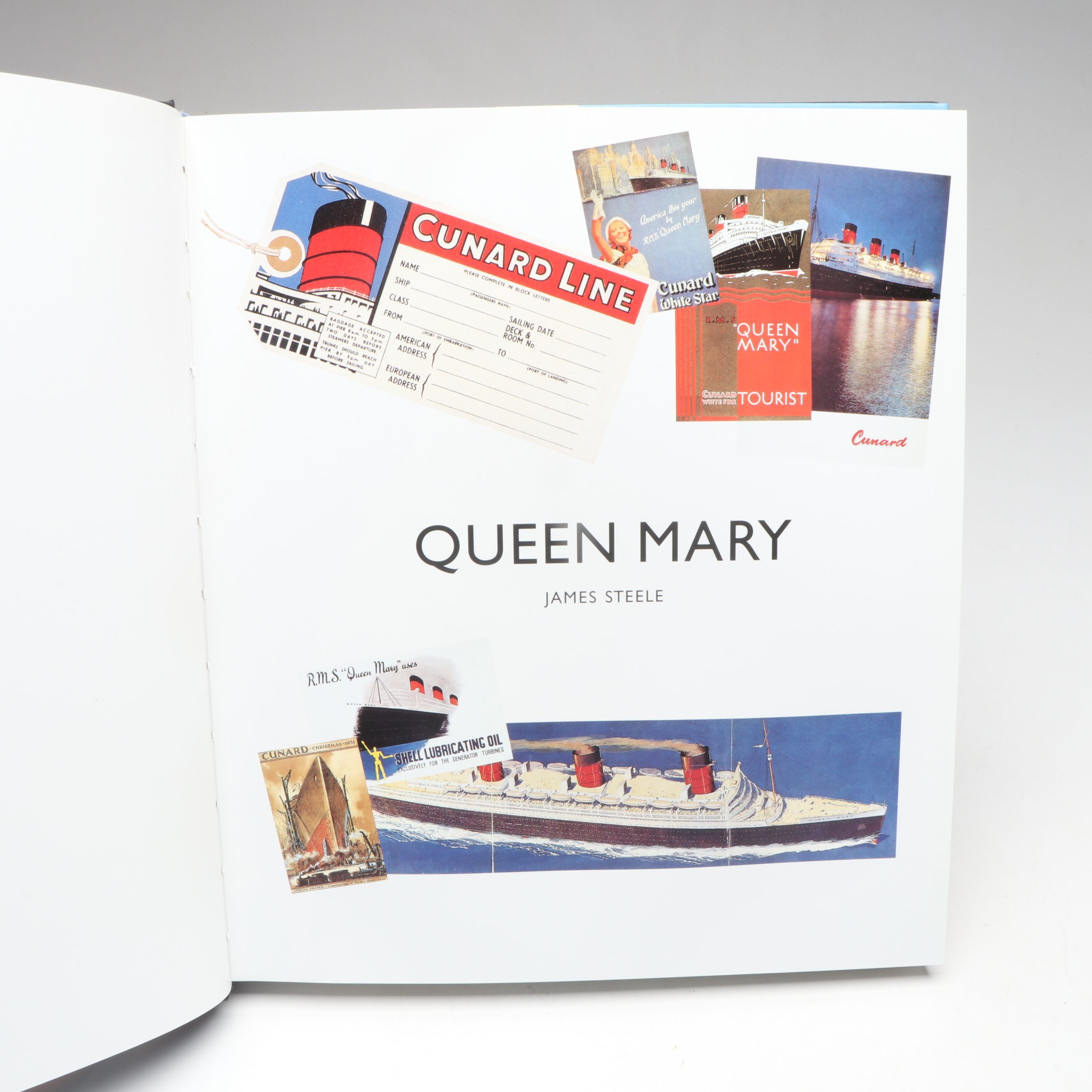 First American Edition "The Queen Mary" by C. W. R. Winter and More Books