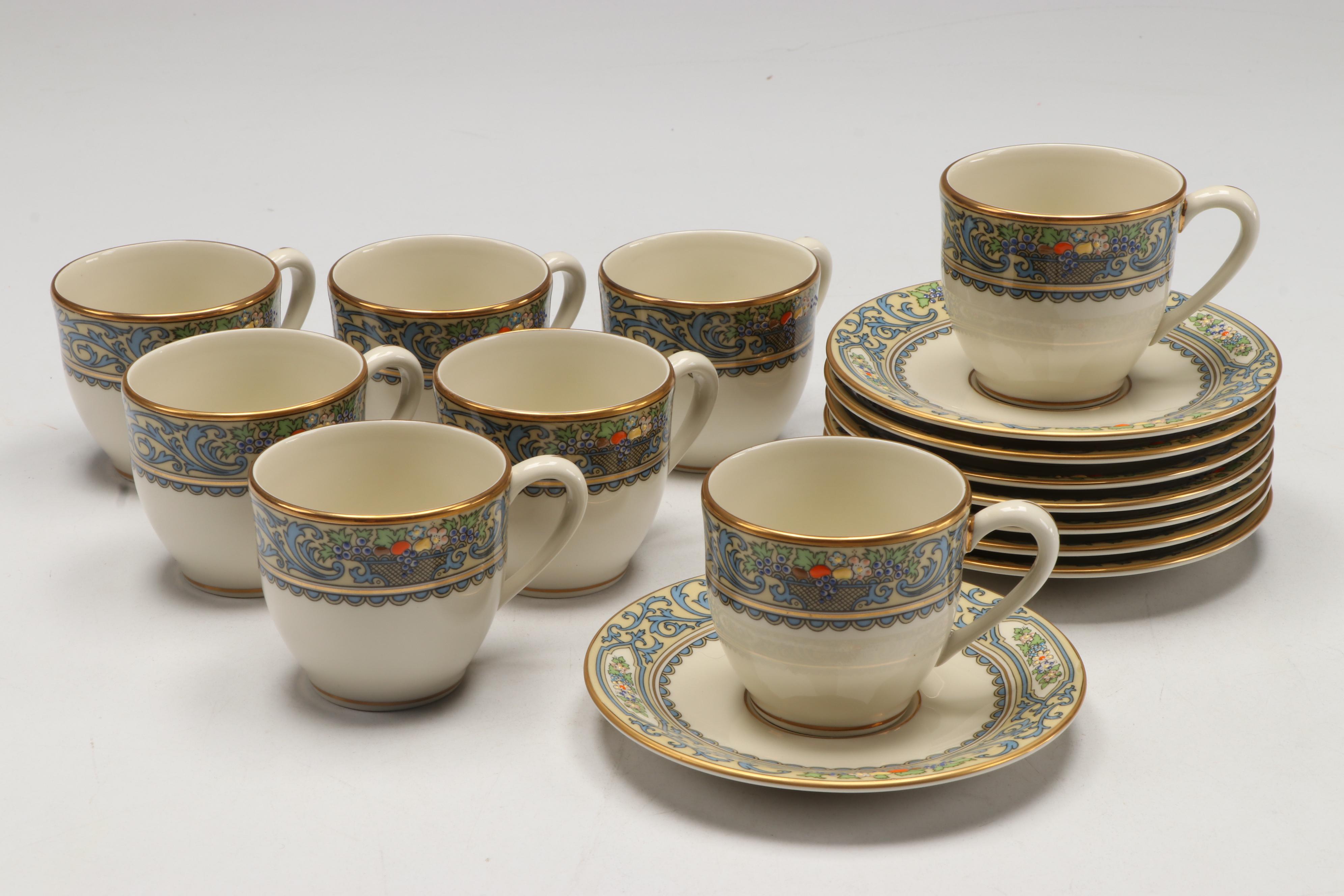 Lenox "Autumn" Enamel Painted Porcelain Dinnerware