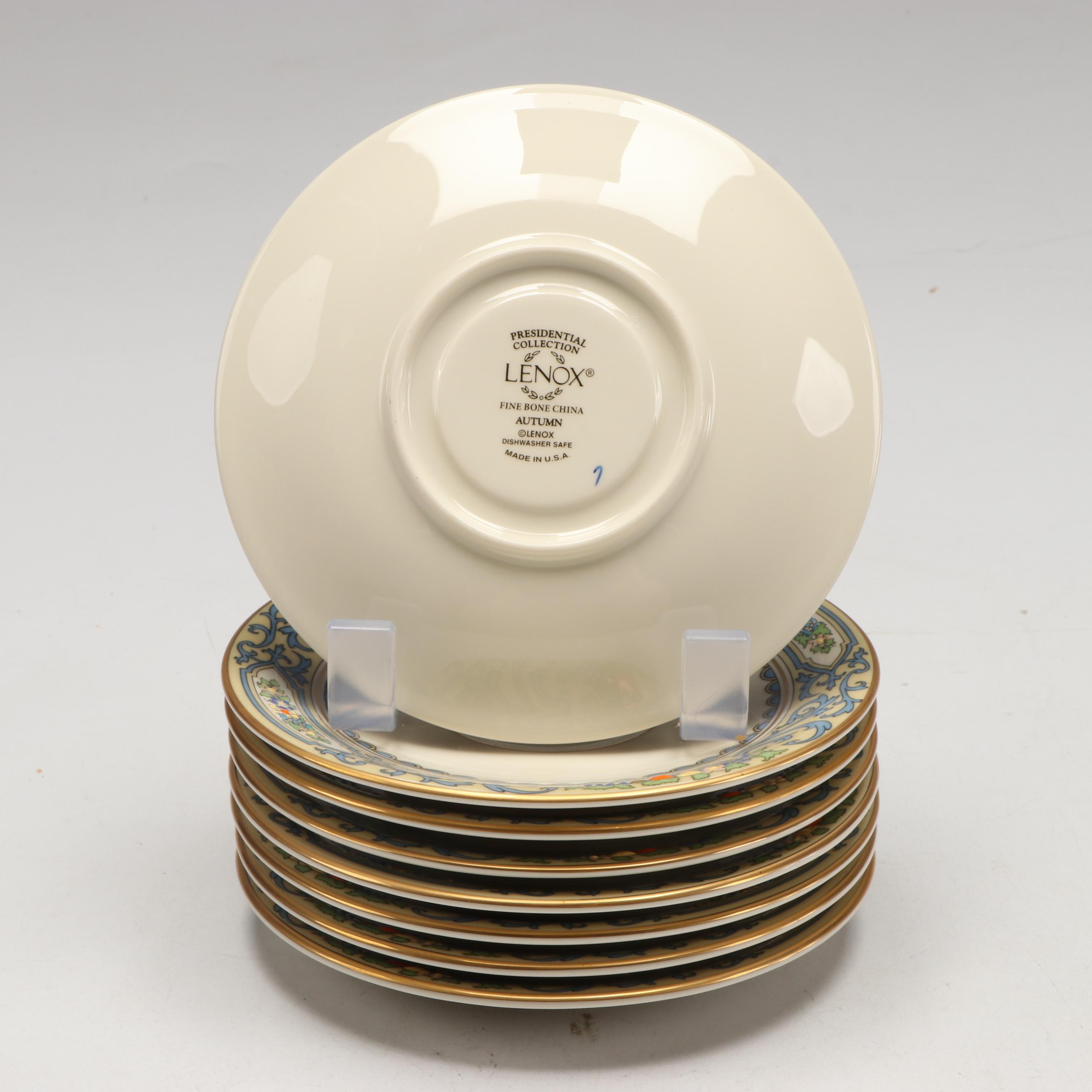 Lenox "Autumn" Enamel Painted Porcelain Dinnerware