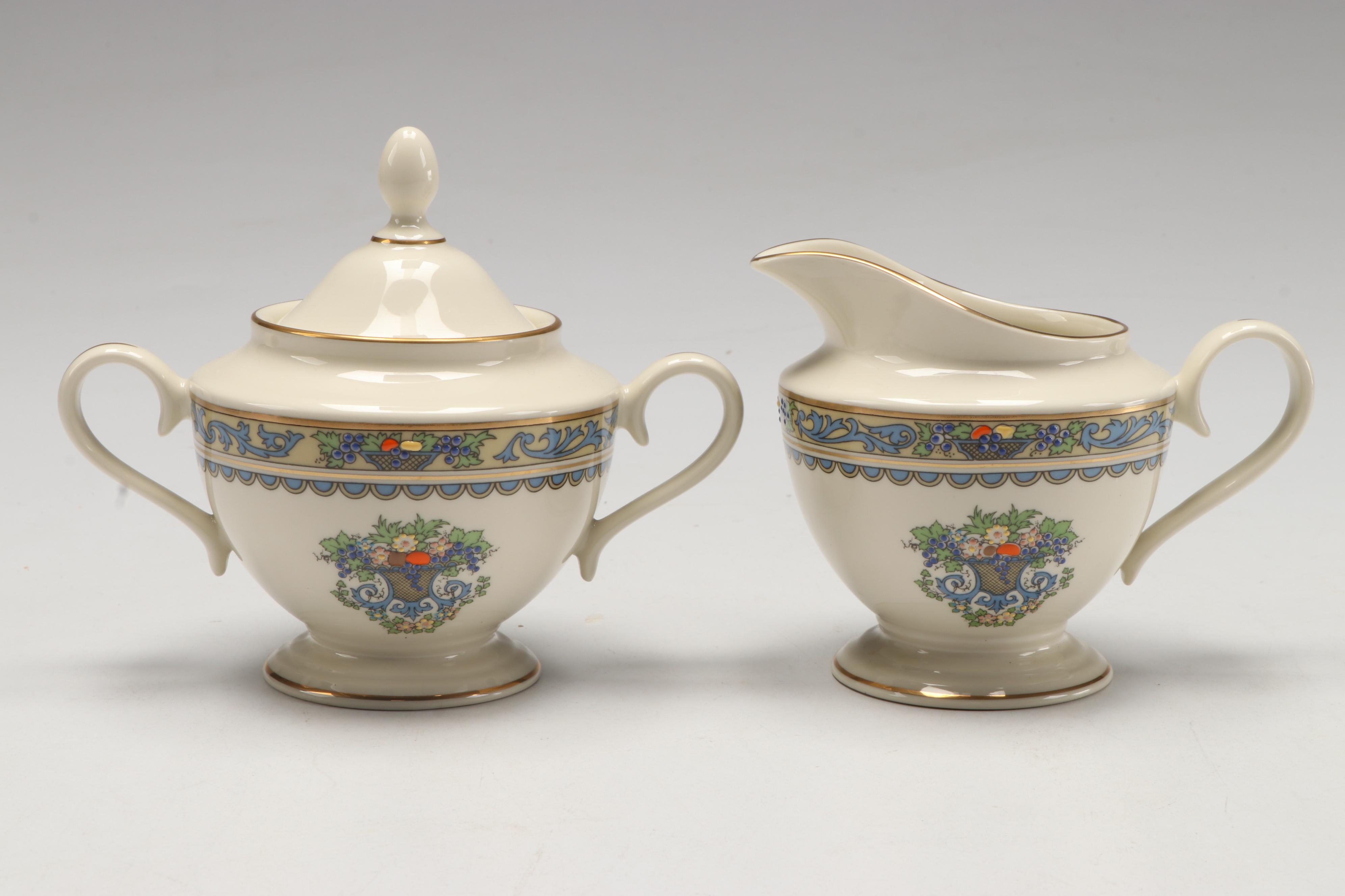 Lenox "Autumn" Enamel Painted Porcelain Dinnerware