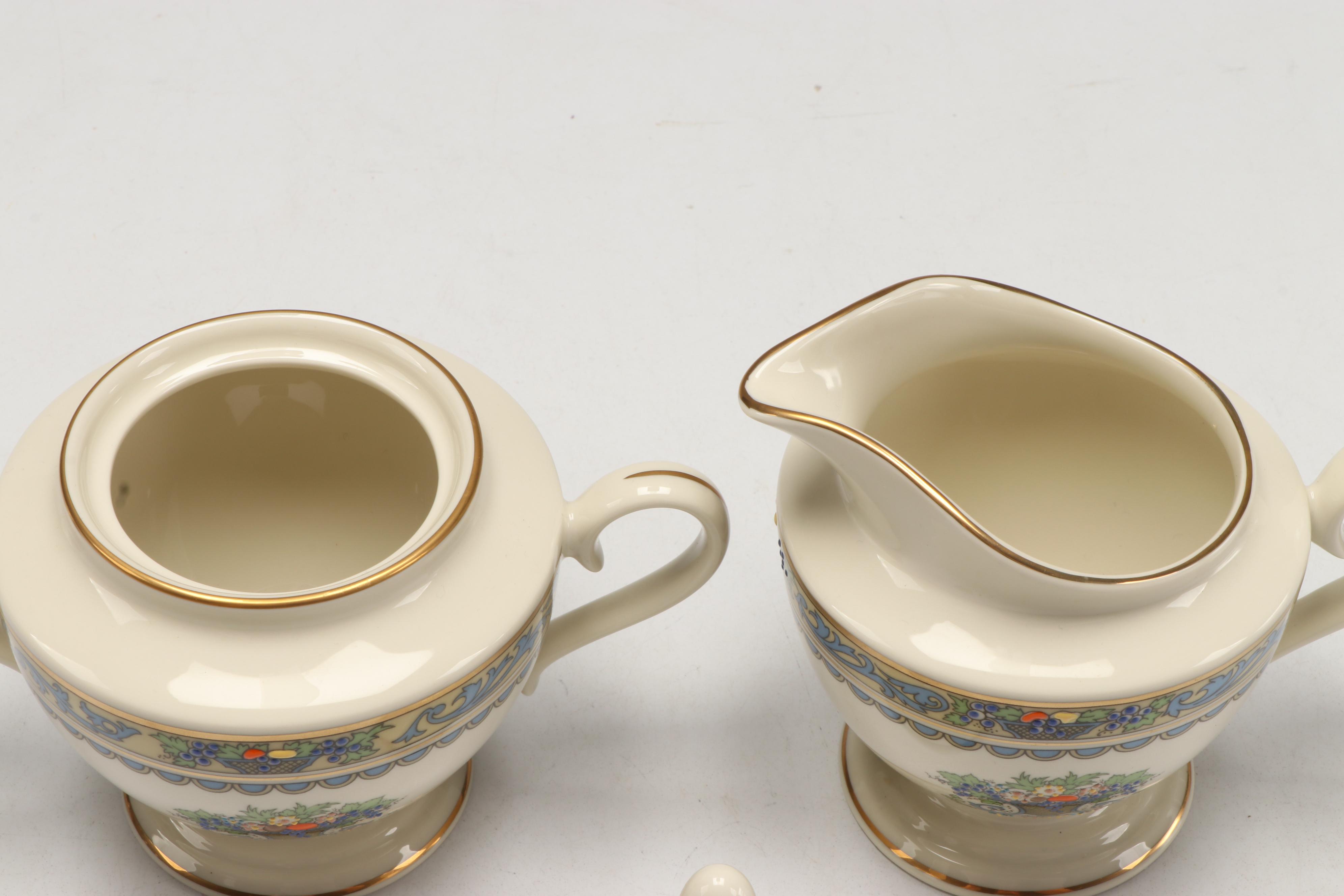 Lenox "Autumn" Enamel Painted Porcelain Dinnerware