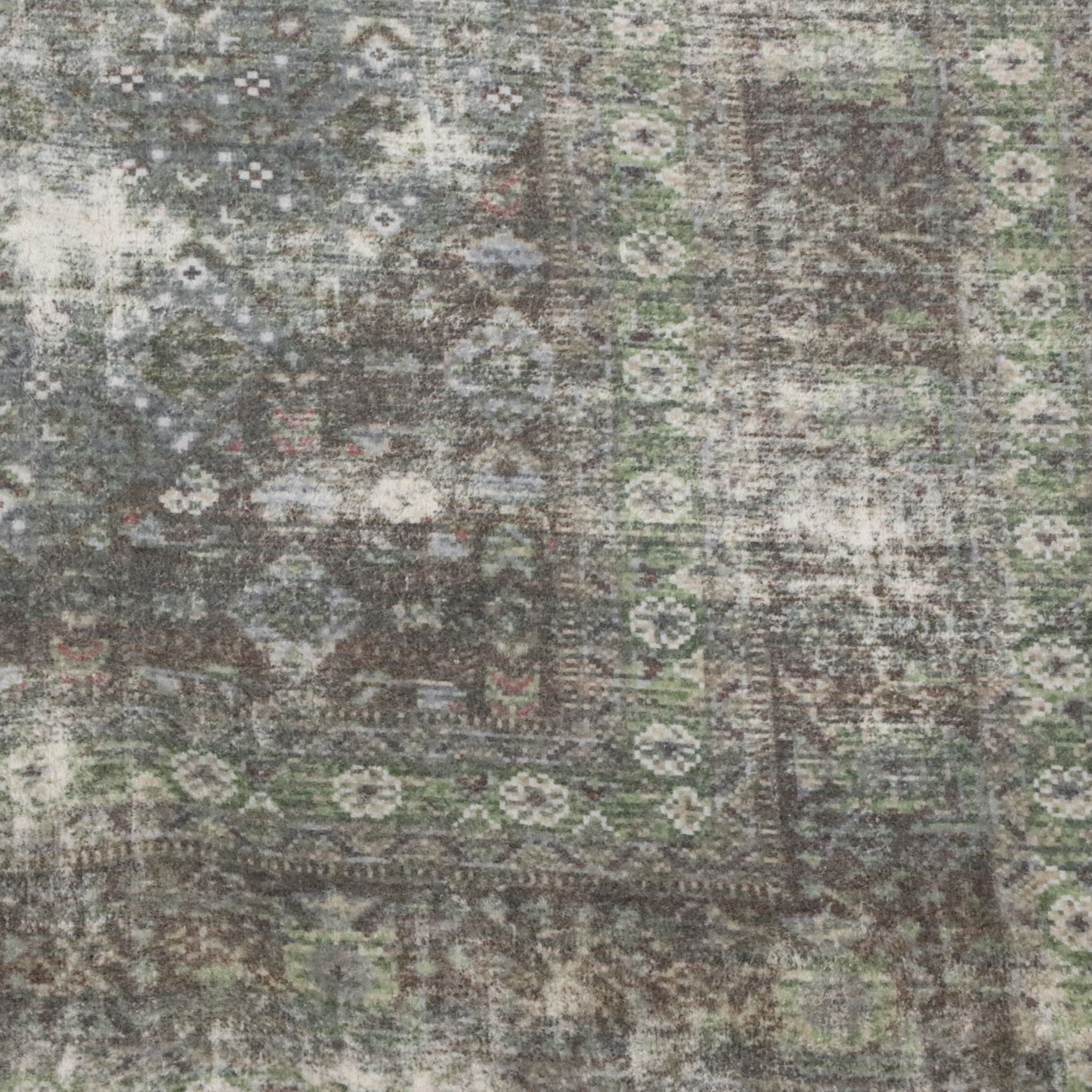 5'6 x 8'4 Hand-Knotted Indo-Persian Bijar Area Rug