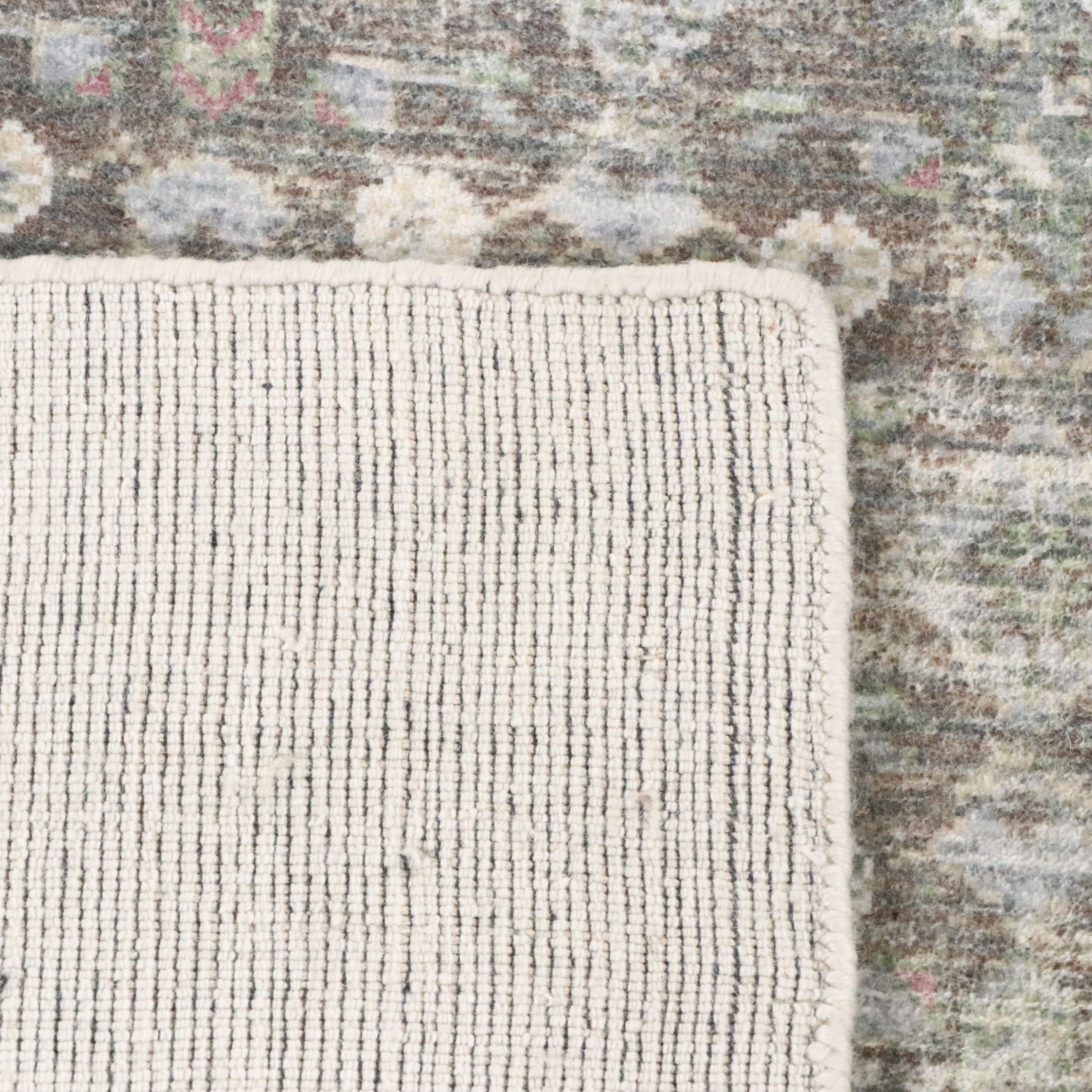 5'6 x 8'4 Hand-Knotted Indo-Persian Bijar Area Rug