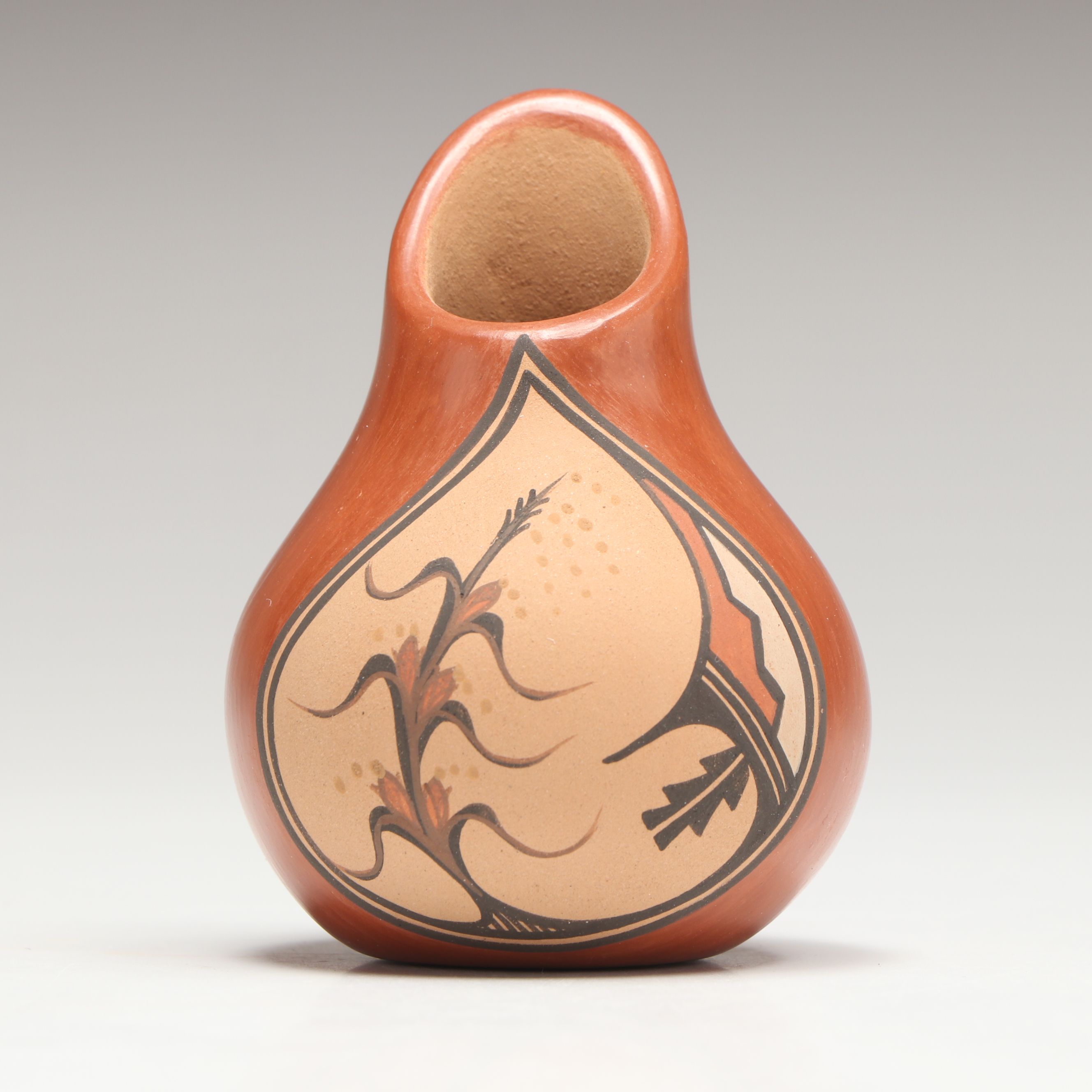 Laura Gachupin Jemez Miniature Ceramic Vase
