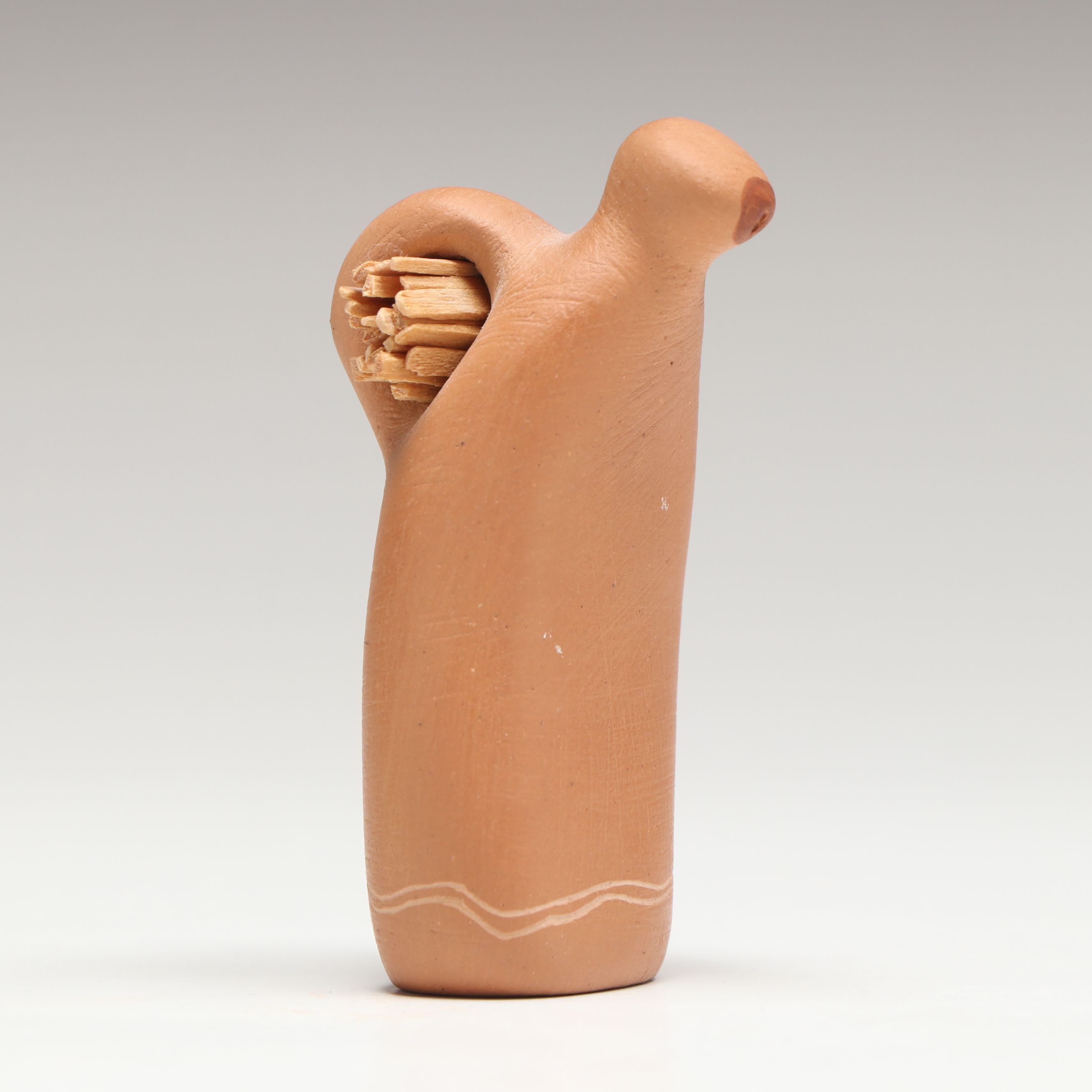 Nora Naranjo Morse Pueblo Maiden Carrying Burden Pueblo Pottery Figure