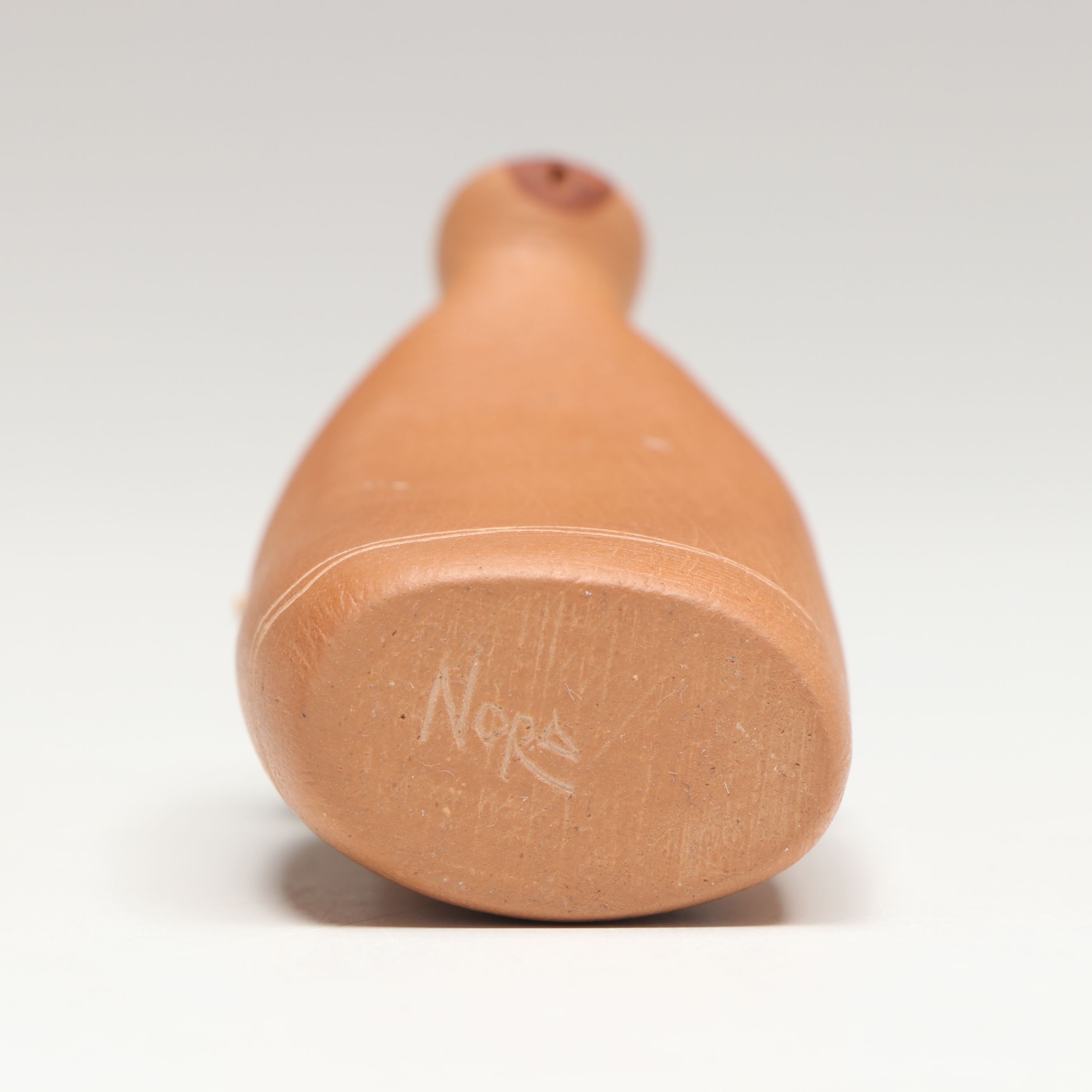 Nora Naranjo Morse Pueblo Maiden Carrying Burden Pueblo Pottery Figure