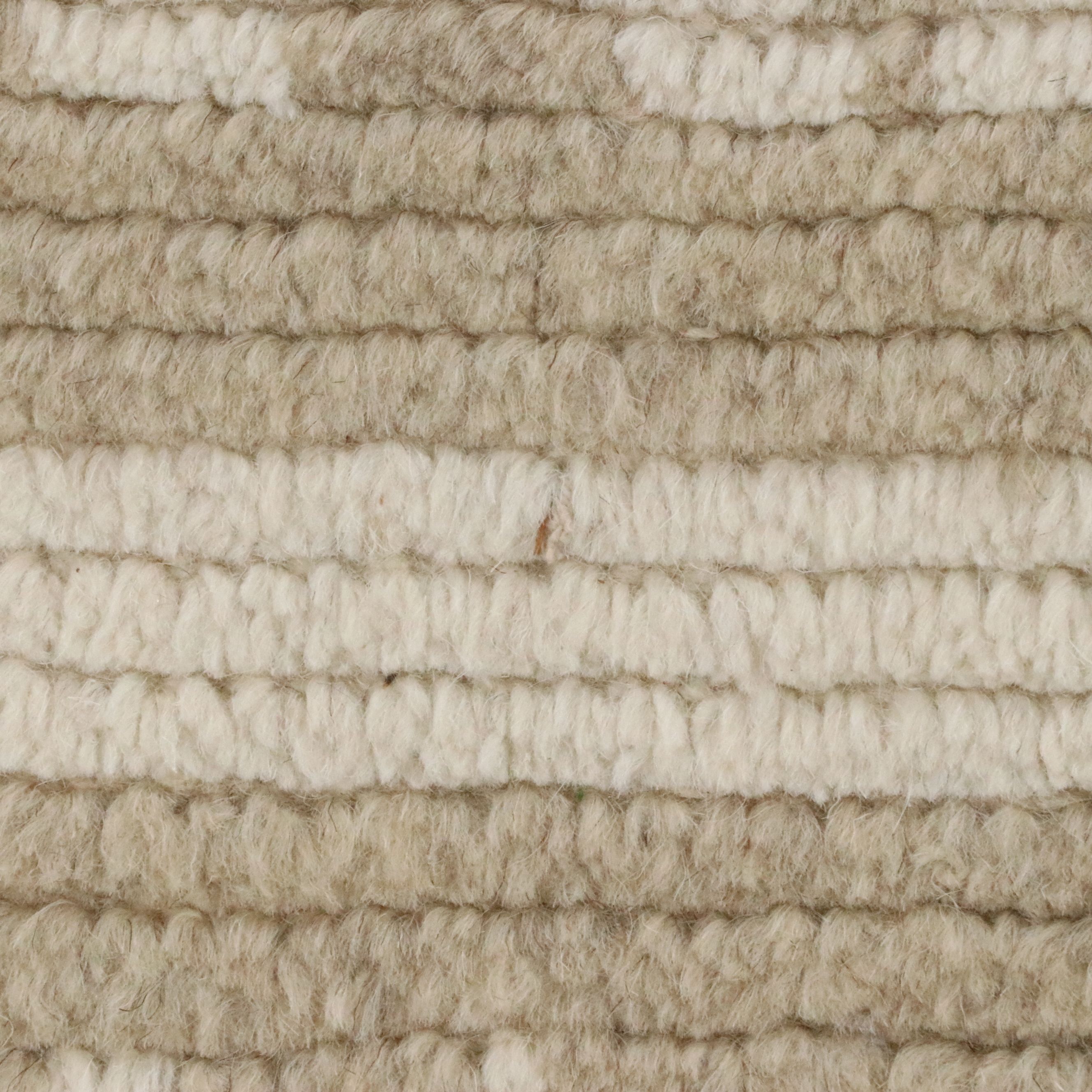 5' x 8'2 Hand-Knotted Indian Contemporary Area Rug