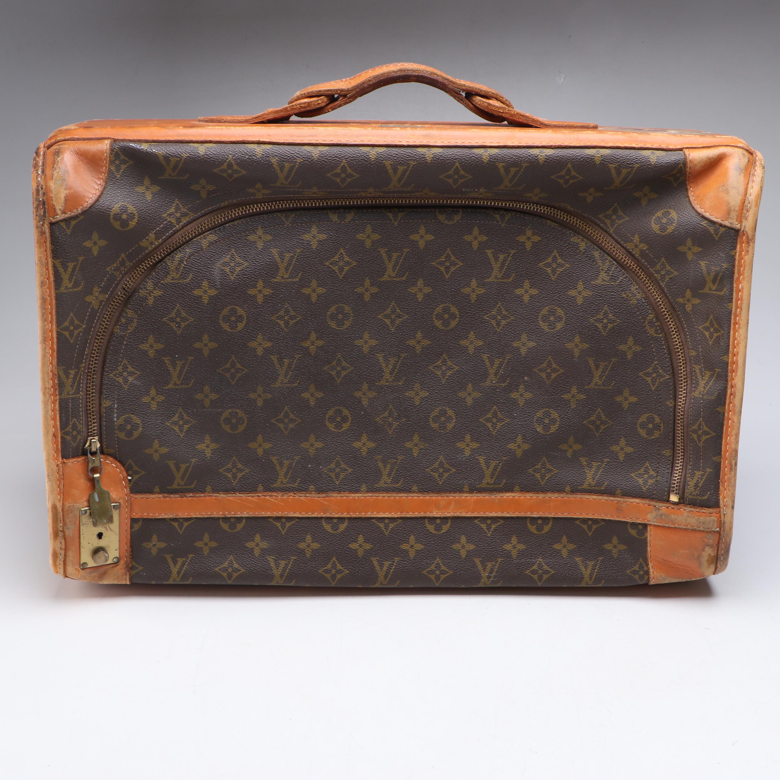 The French Company for Louis Vuitton 20" Suitcase in Monogram Canvas and More
