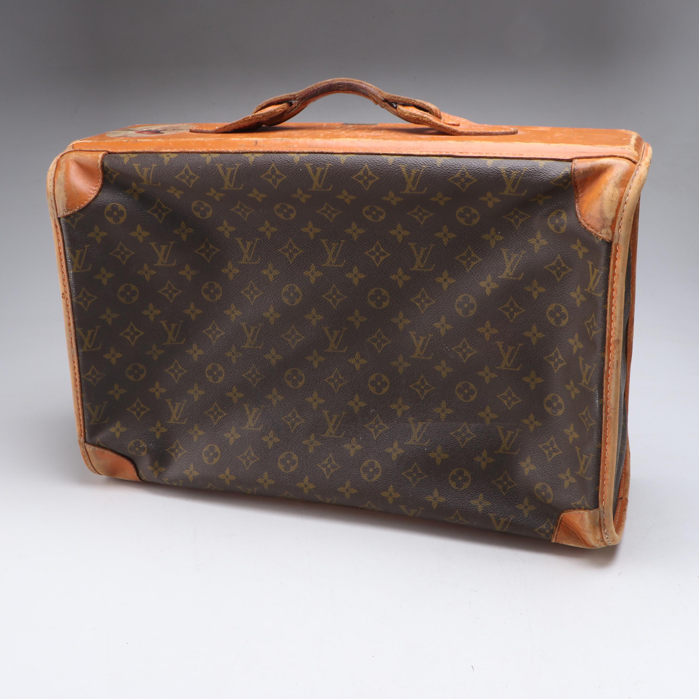 The French Company for Louis Vuitton 20" Suitcase in Monogram Canvas and More