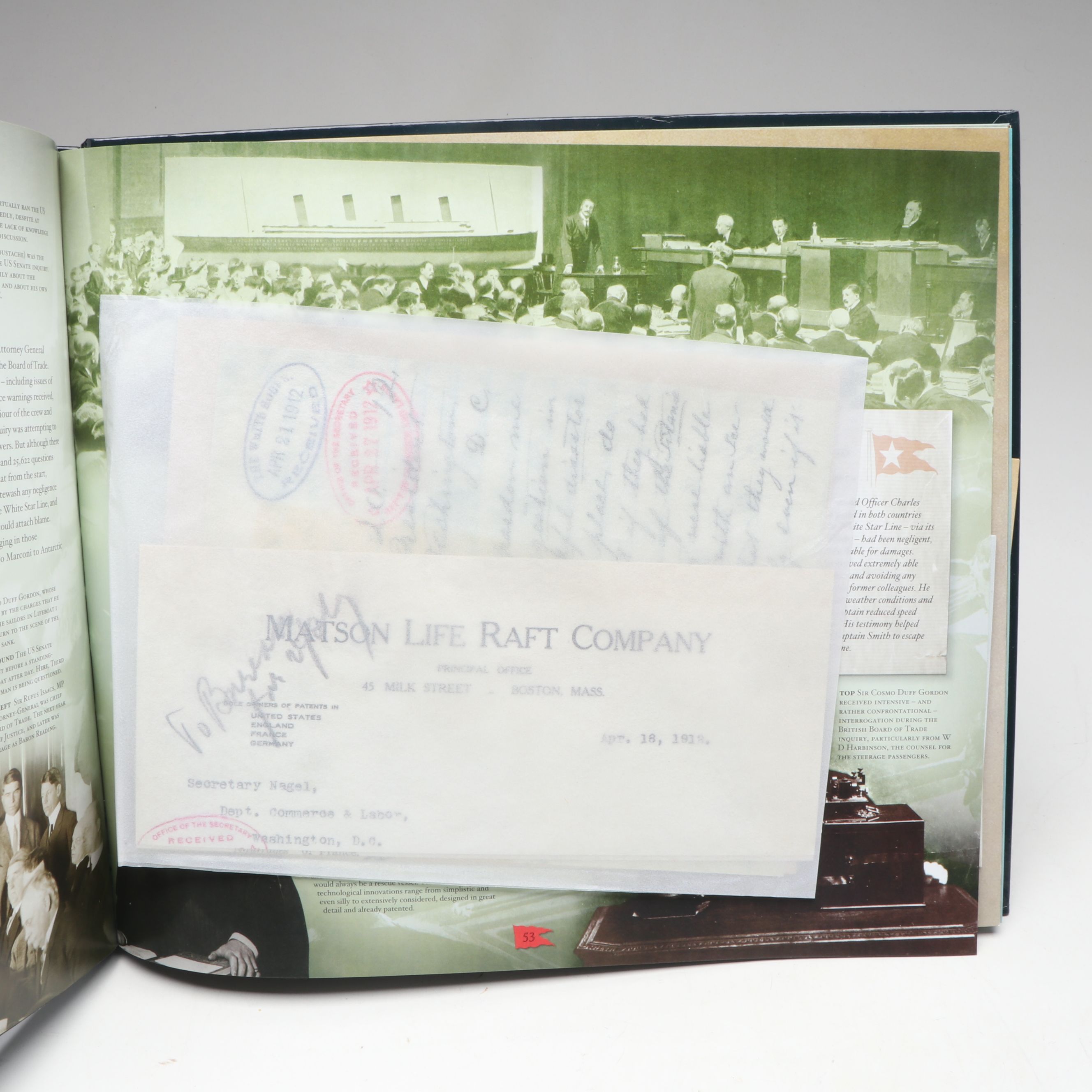 First Edition "Titanic: Triumph and Tragedy" Multiple Survivors Signed