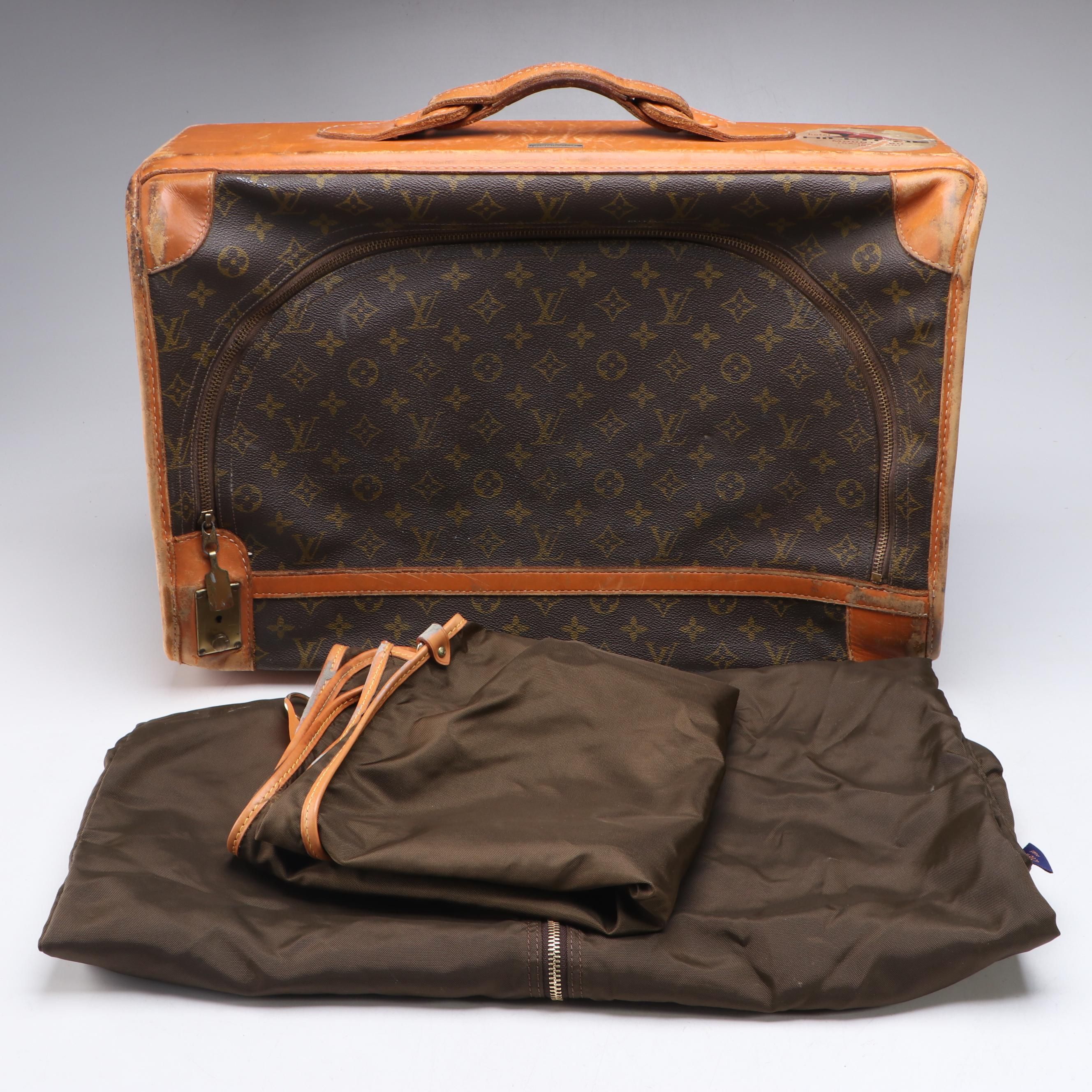 The French Company for Louis Vuitton 20" Suitcase in Monogram Canvas and More