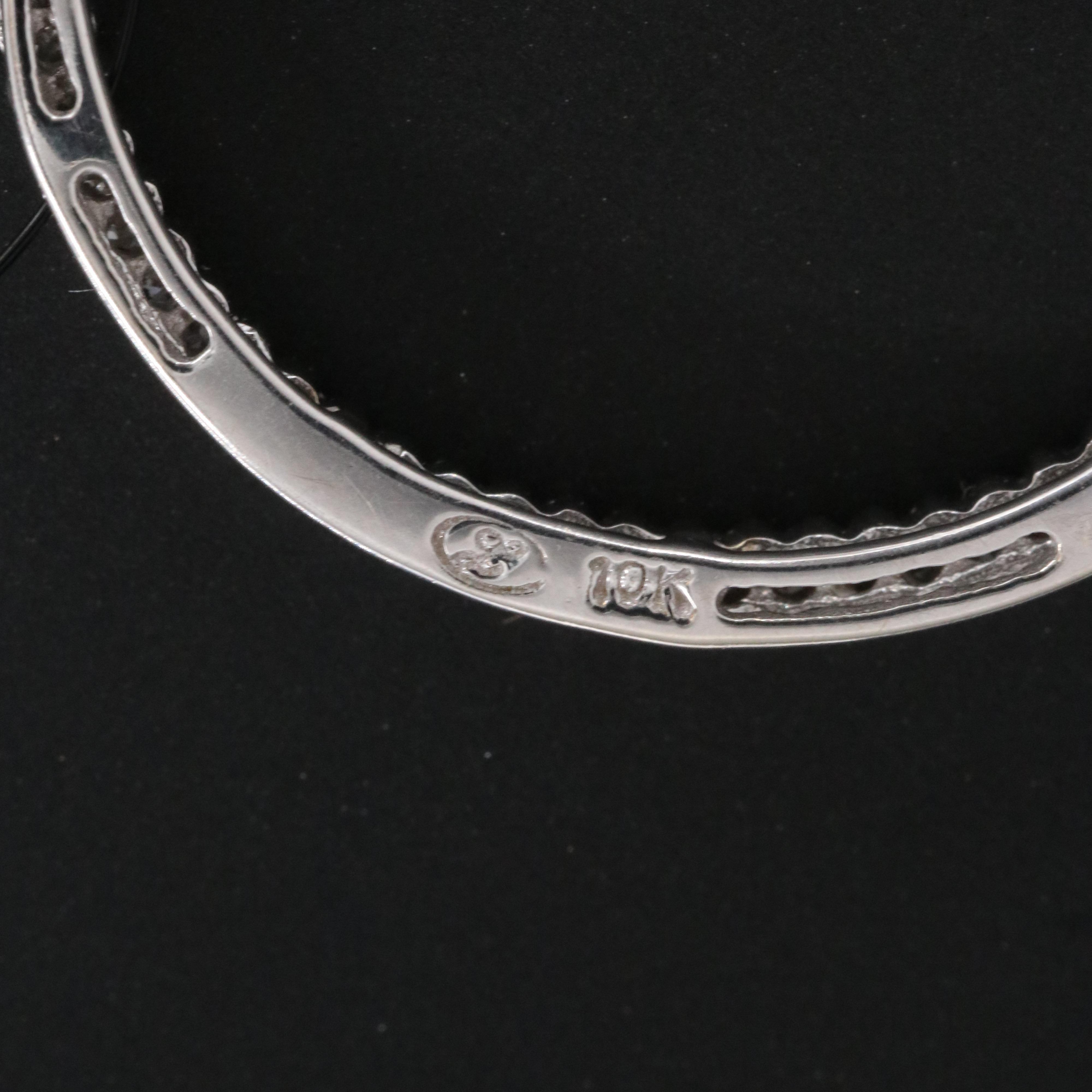 10K Diamond Circle Pendant