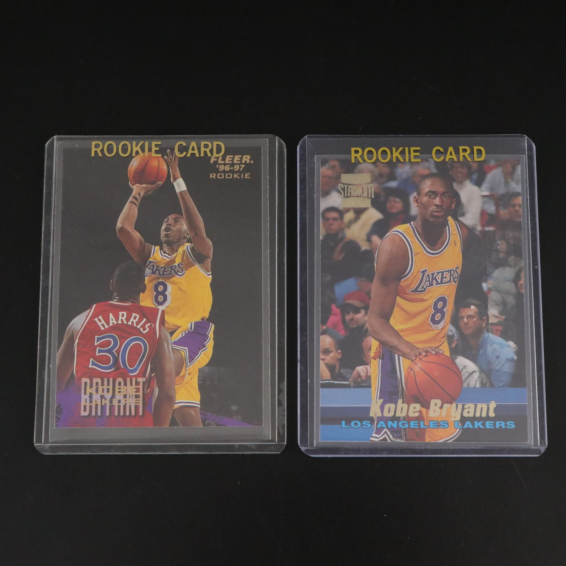 Kobe Bryant Card Collection Featuring 1997 Signed Card