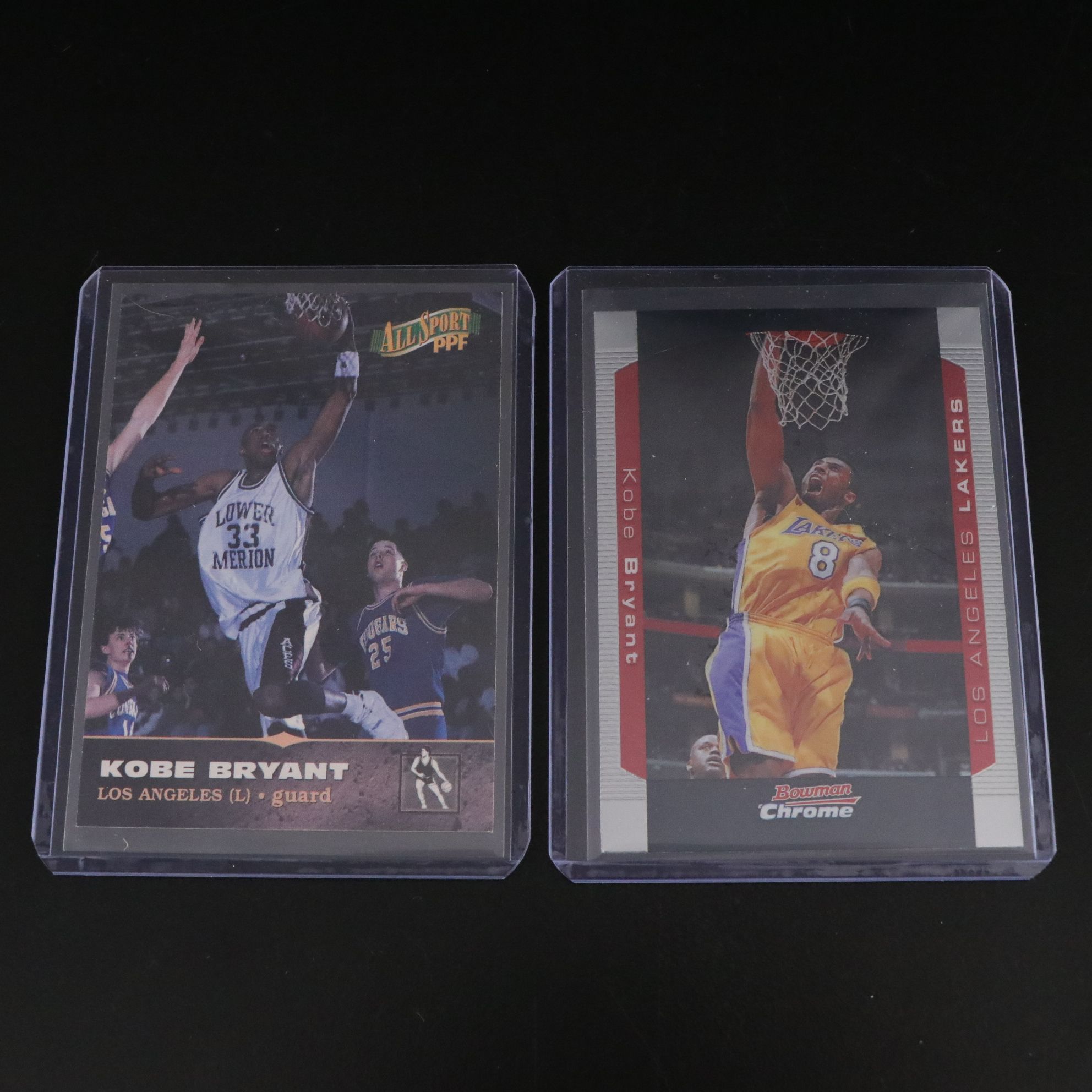 Kobe Bryant Card Collection Featuring 1997 Signed Card