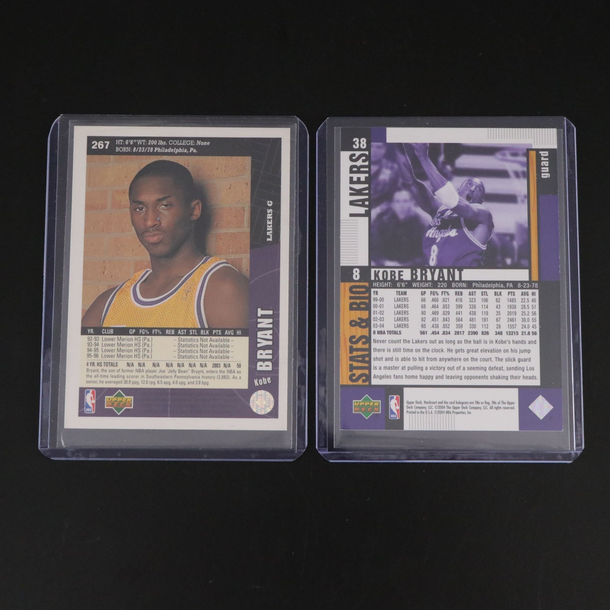 Kobe Bryant Card Collection Featuring 1997 Signed Card
